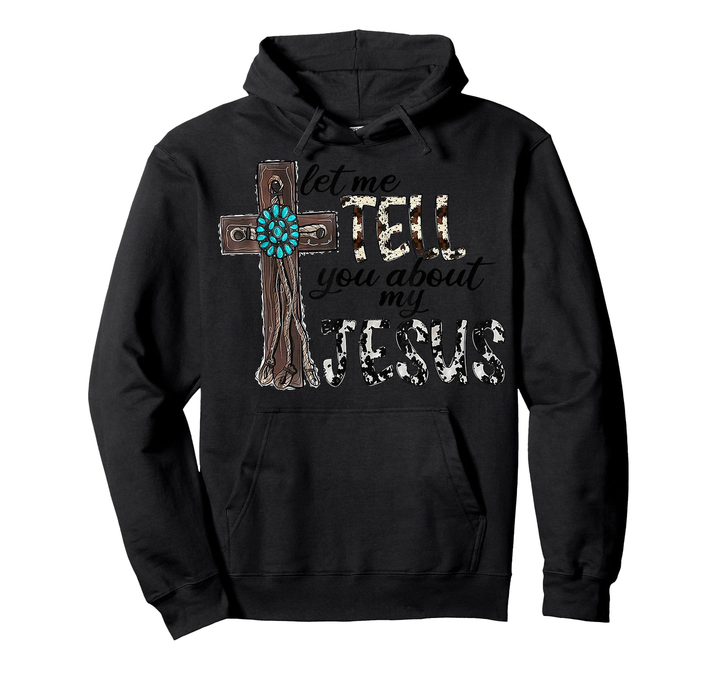 Western Leopard Let Me Tell You About My Jesus Christian T-Shirt
