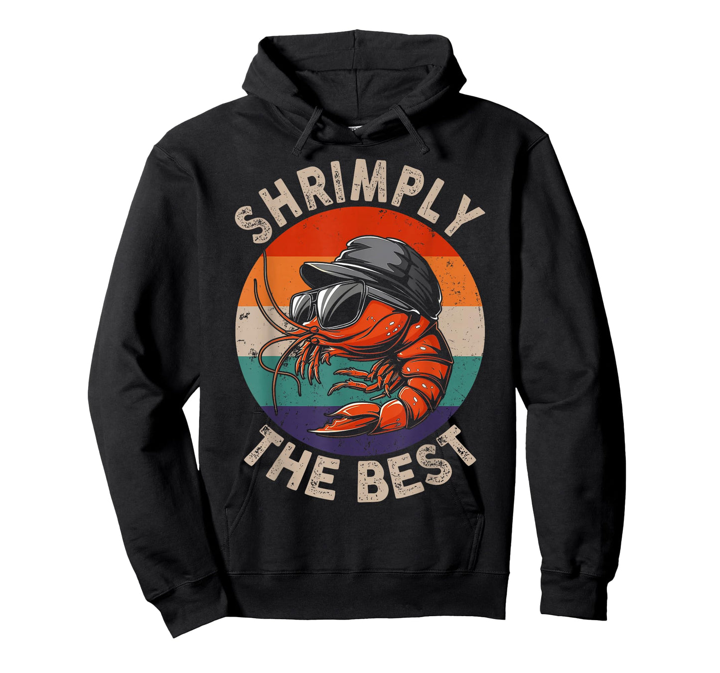 Shrimply The Best Funny Shrimp Catcher Shrimping Season T-Shirt