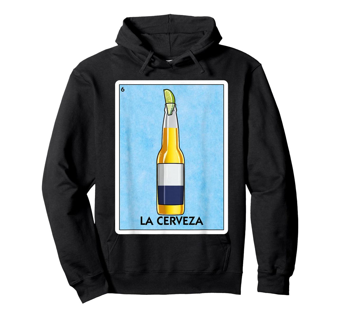 La Cerveza Mexican Beer With Lime Mexican Card Game T-Shirt