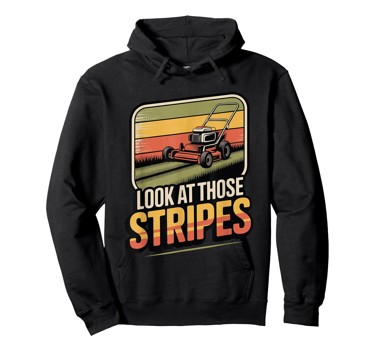 Lawn Mower Humor – Look at Those Stripes Lawn Mowing T-Shirt