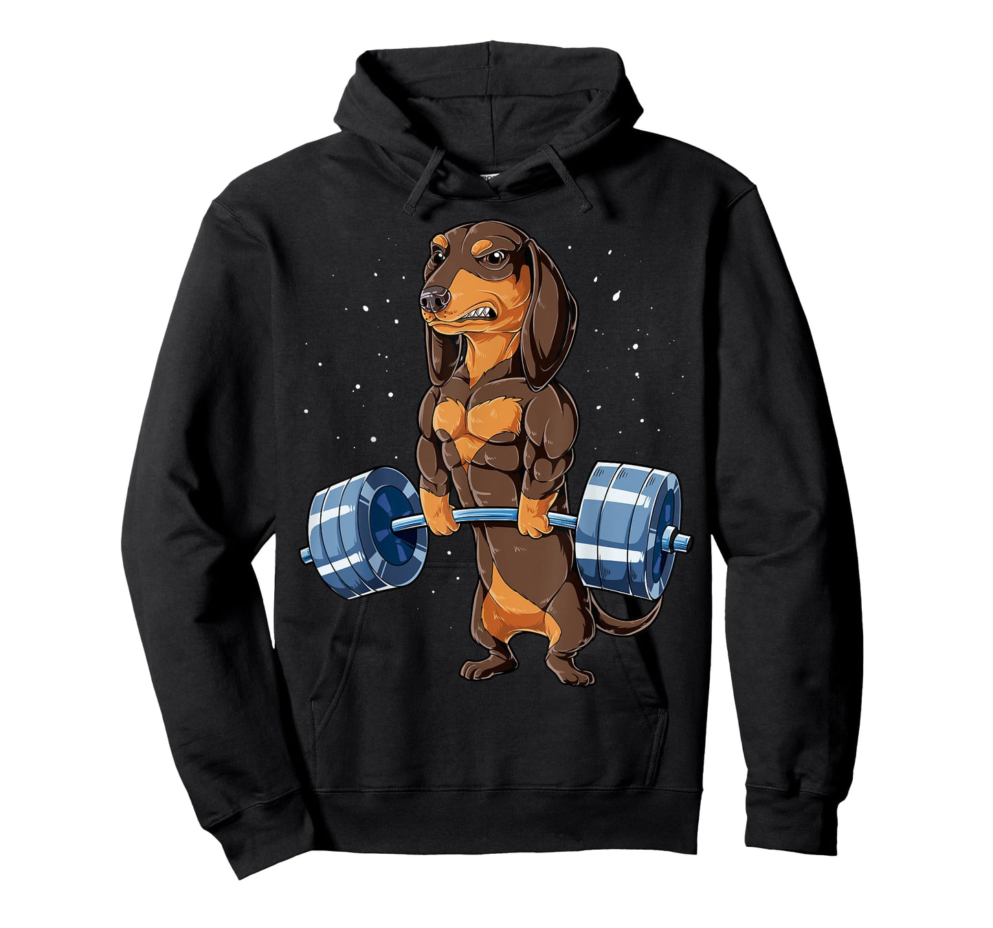 Dachshund Weightlifting Deadlift Men Fitness Gym Workout T-Shirt