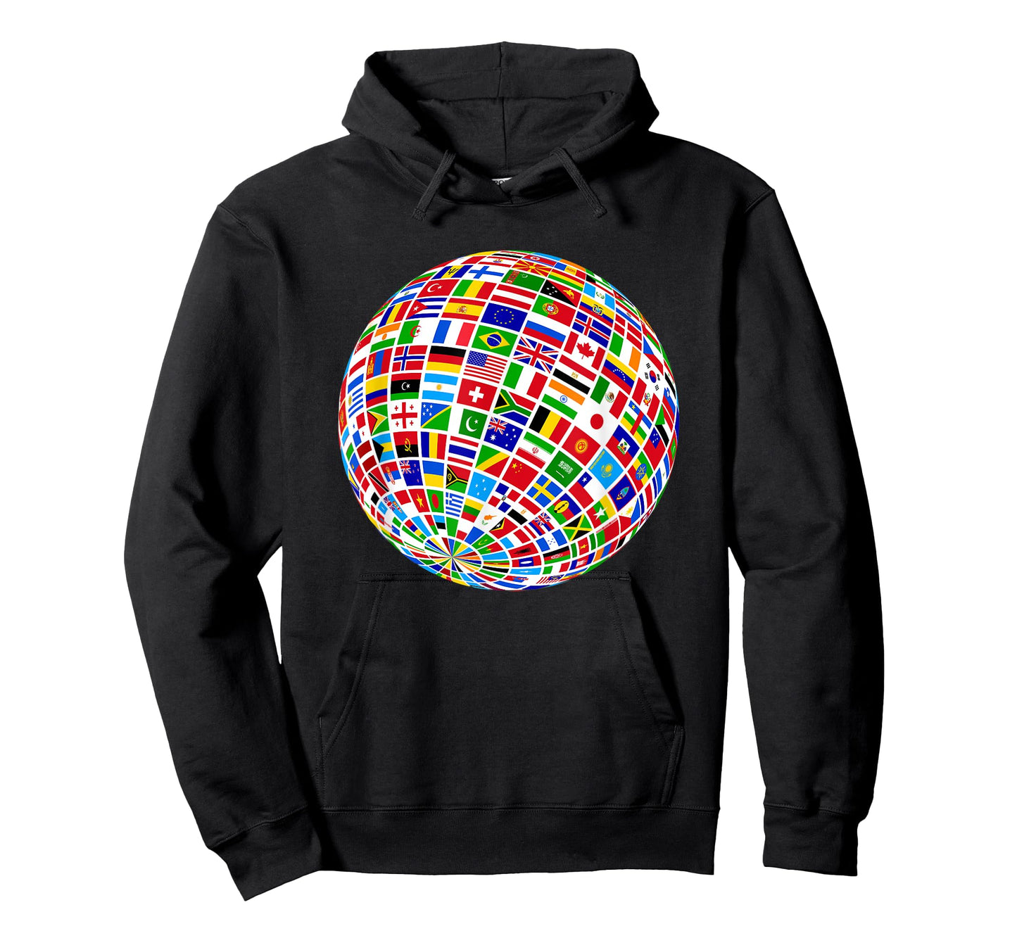 Cool Flags of The World Illustration Novelty Graphic Designs T-Shirt