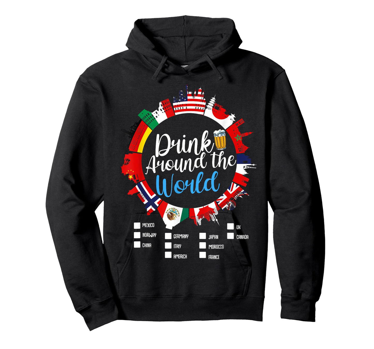 Getrnk Getrnke Bier Wein Mexiko Frankreich Norwe Adult Vacation Drinking Countries International National T-Shirt