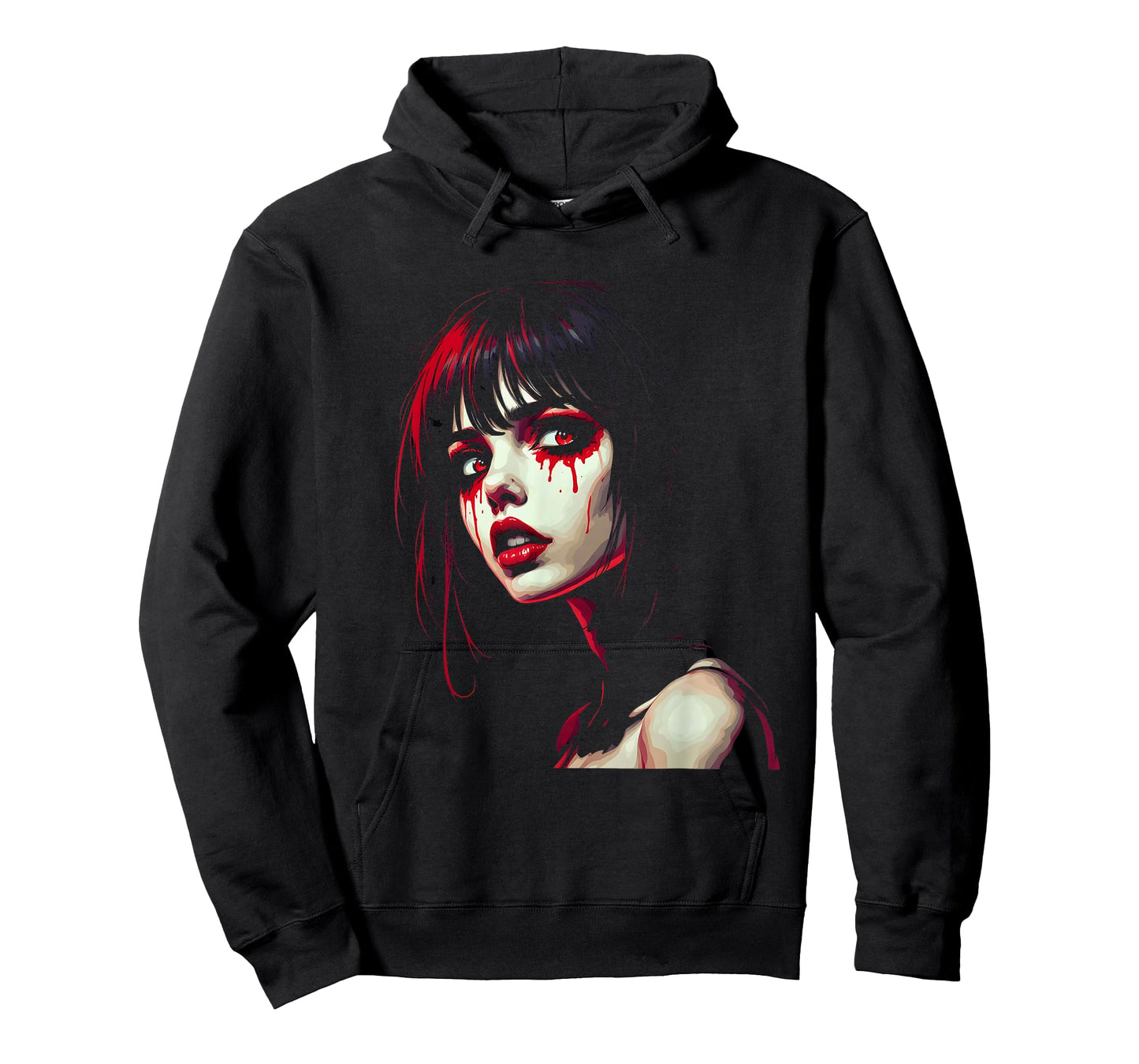 Horror Anime Manga Tee I Gothic Outfit I Japanese Chibi Girl T-Shirt