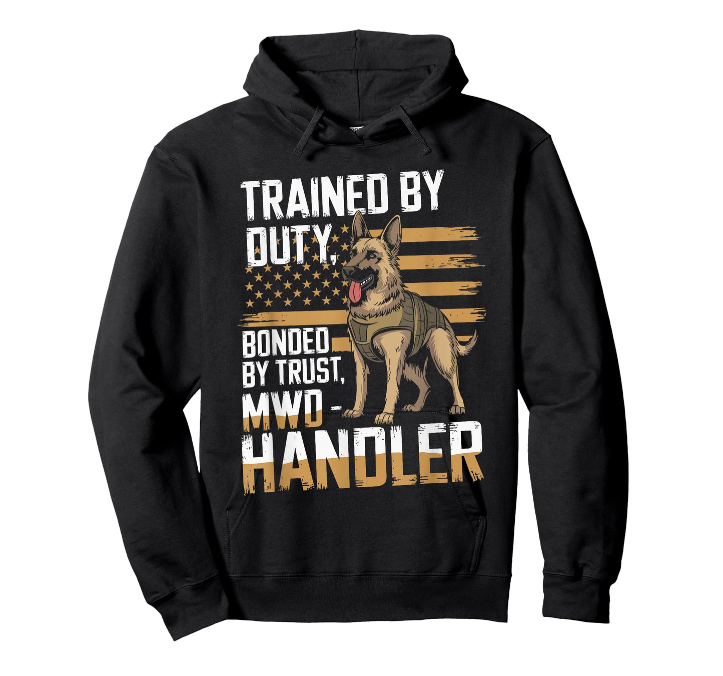 Military Working Dog Handler K9 Veteran T-Shirt