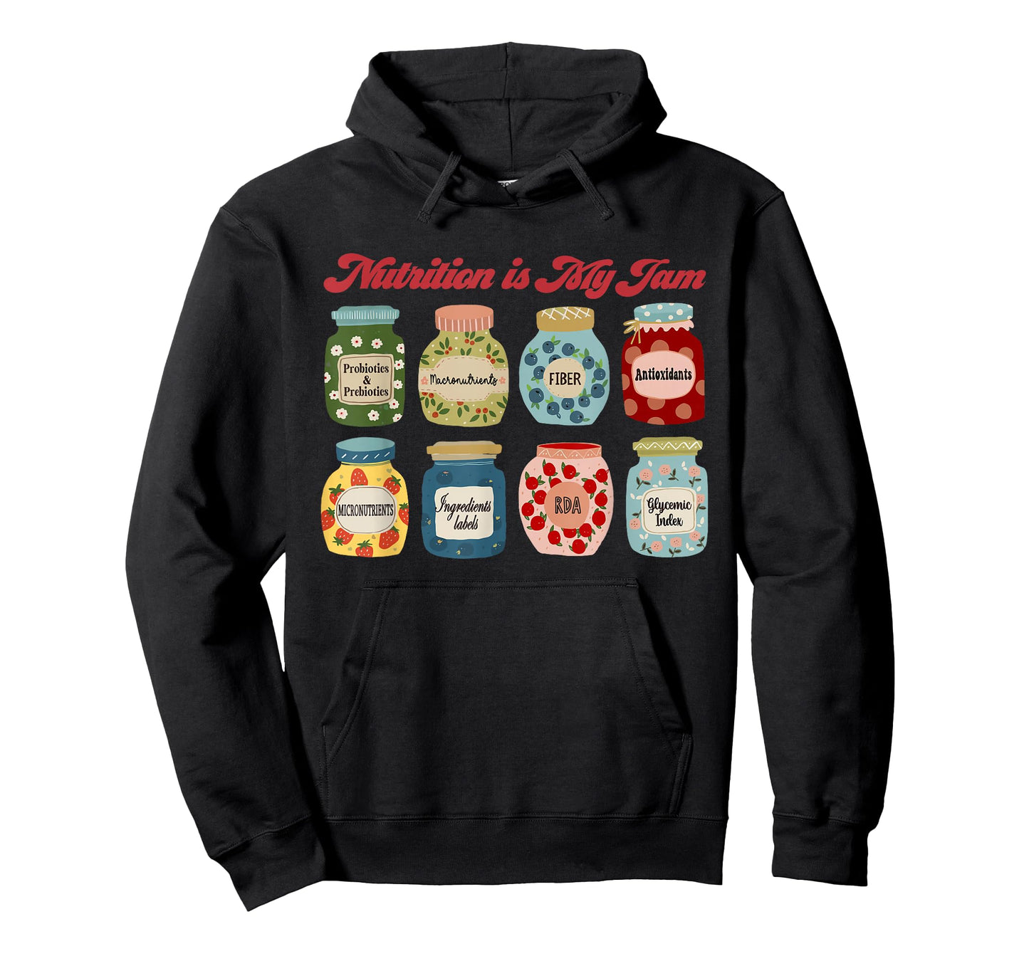 Nutrition Is My Jam Registered Dietitian Nutritionist RDN T-Shirt