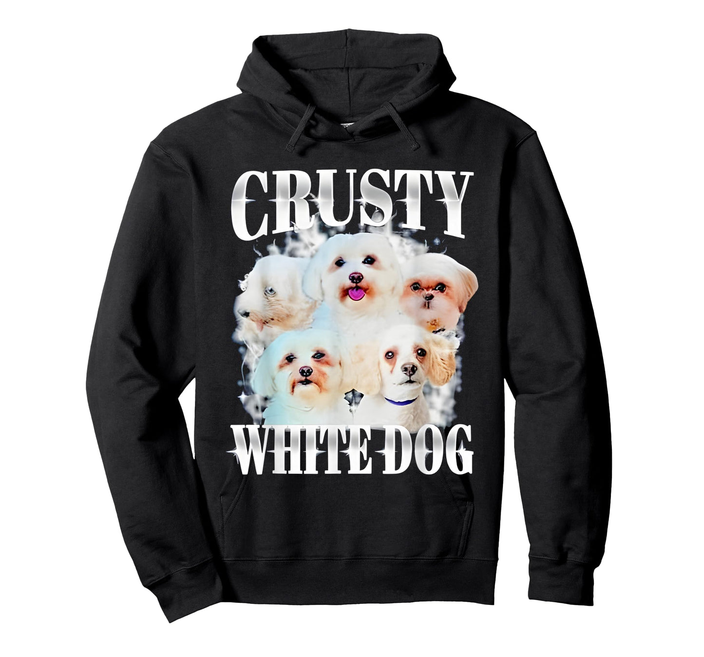 Crusty White Dog Funny For Men Women T-Shirt