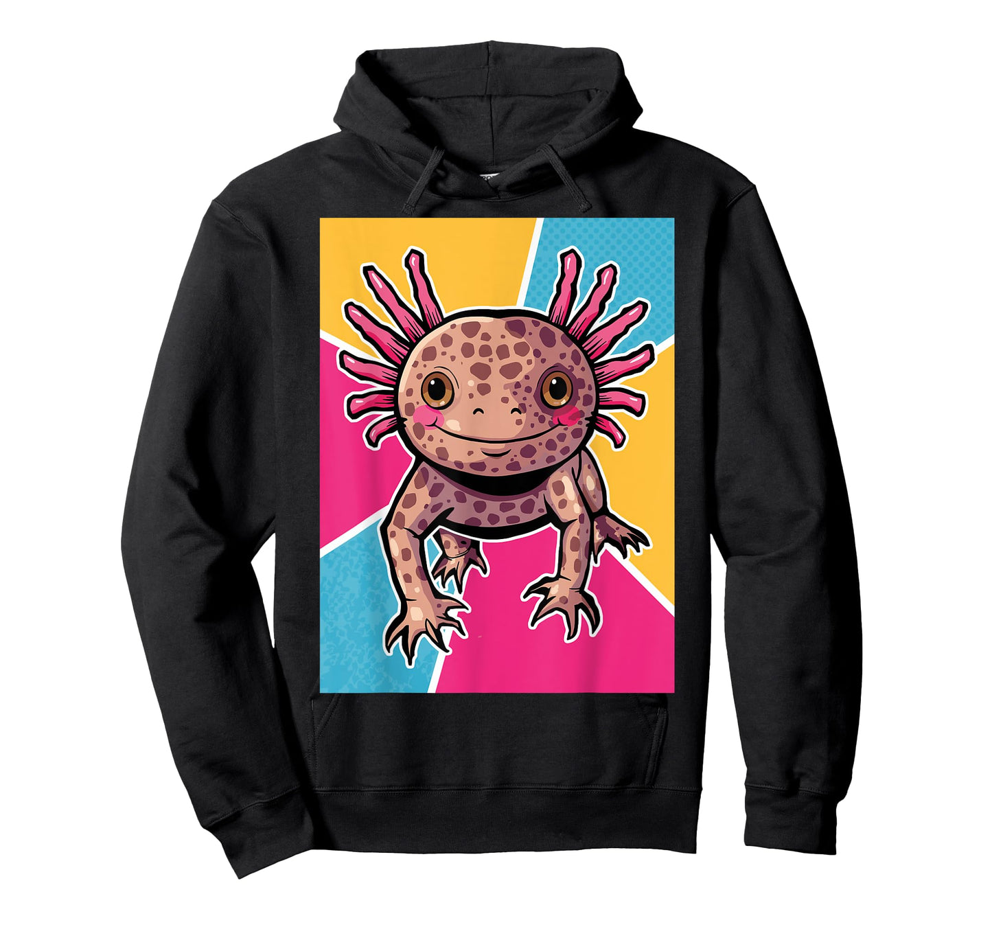 Cute Axolotl Water Ozean Animal Blue Ozean Gills T-Shirt