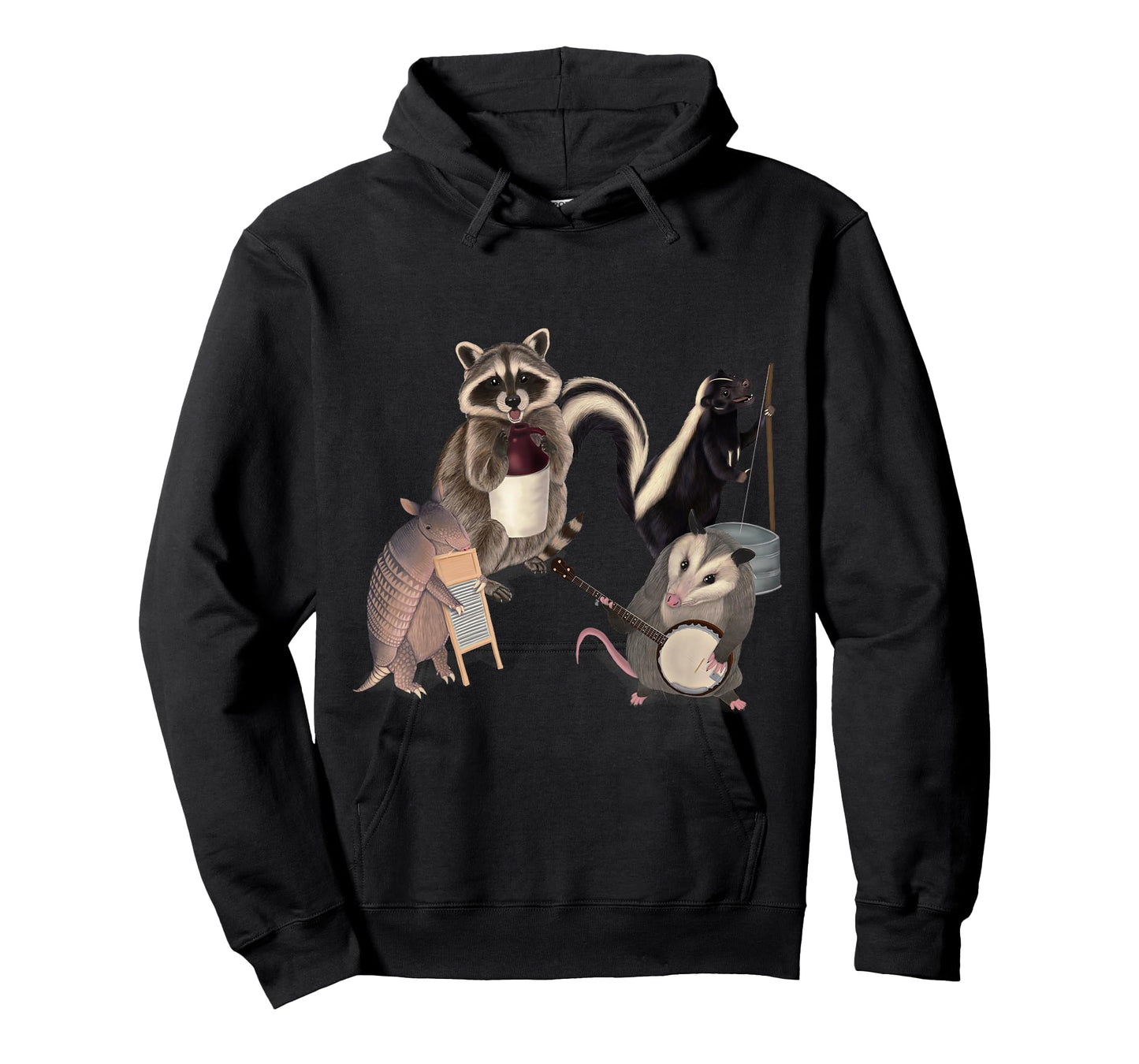 Roadkill Animals Playing Instruments T-Shirt