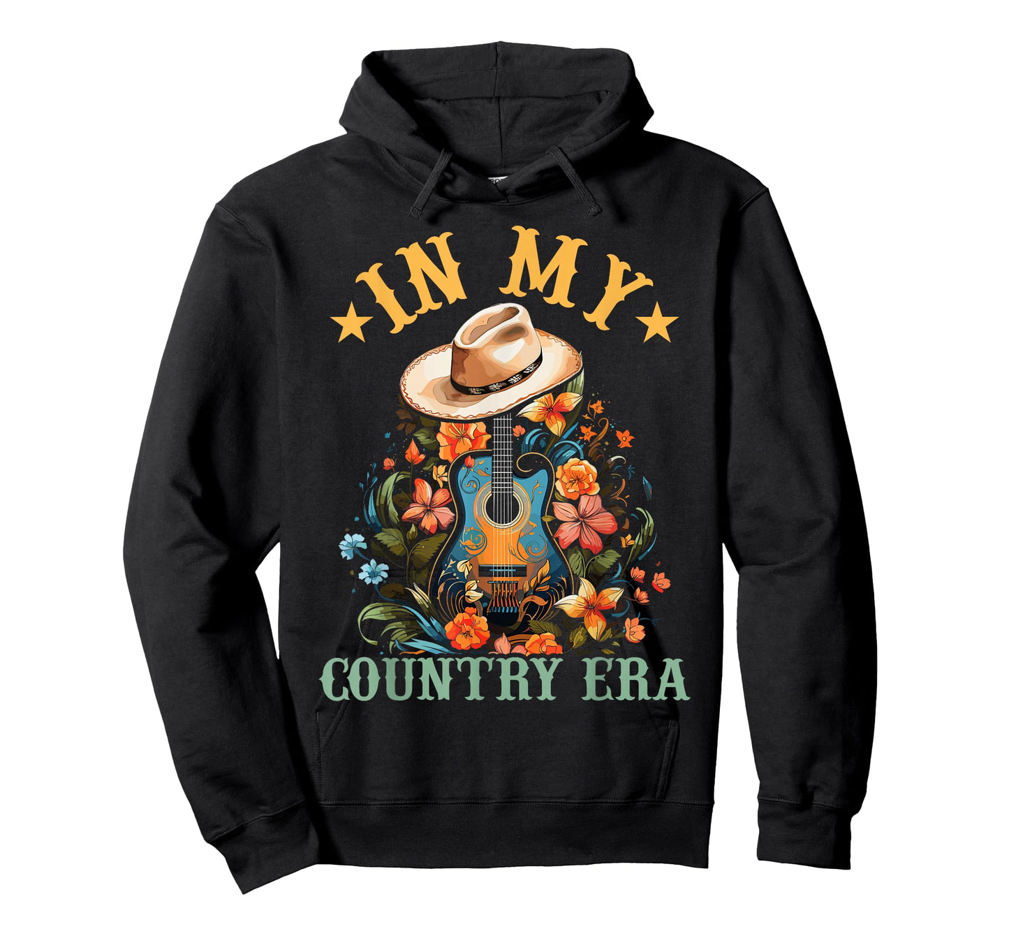 In My Country Era Funny Guitar Western Man Woman T-Shirt