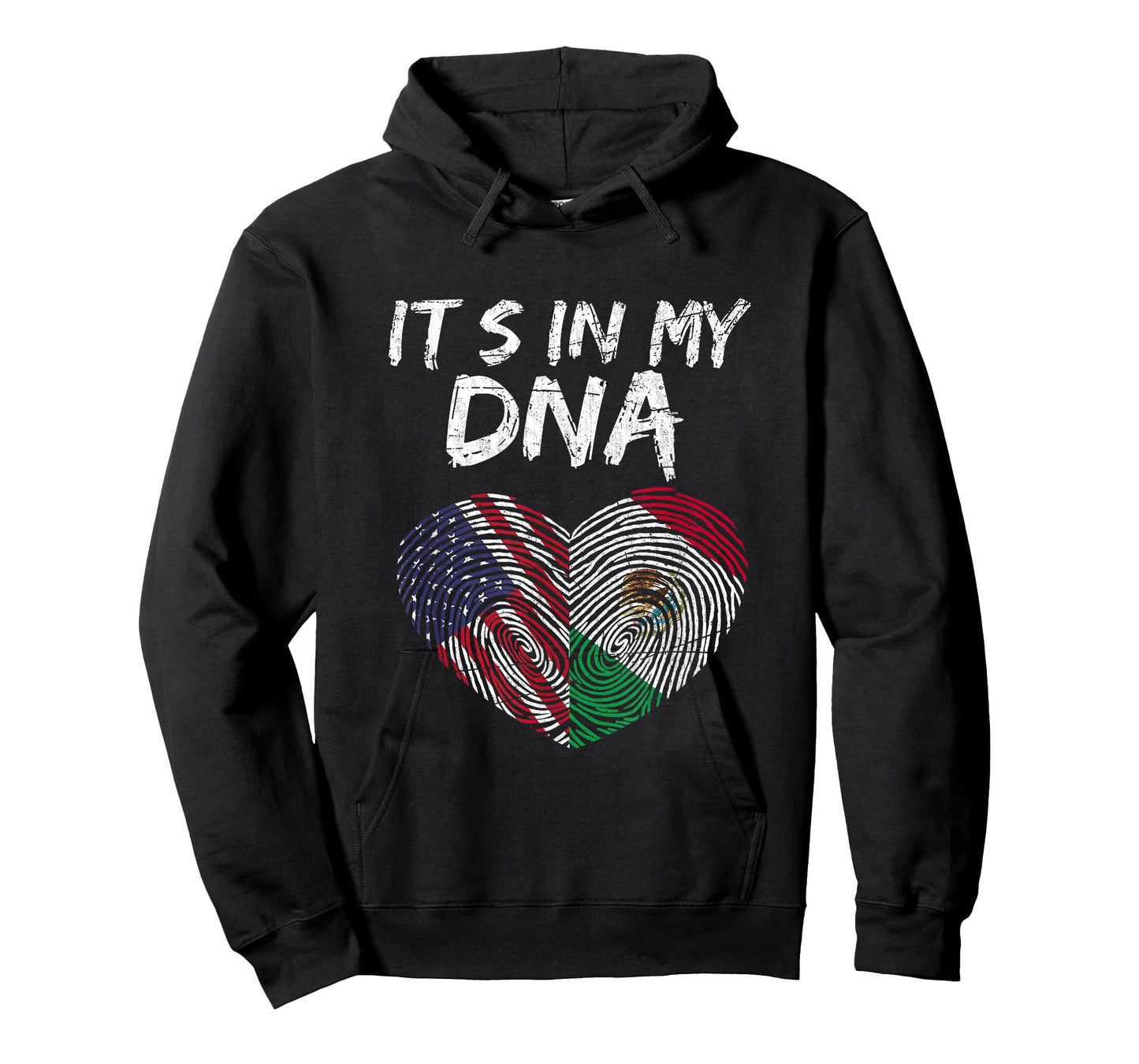 DNA USA Flag American Mexican Flag Mexico T-Shirt