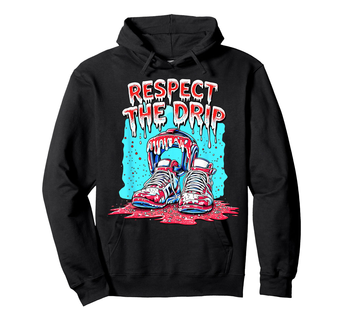 Respect The Drip Wrestling Ice Cream Drip with Sprinkles T-Shirt