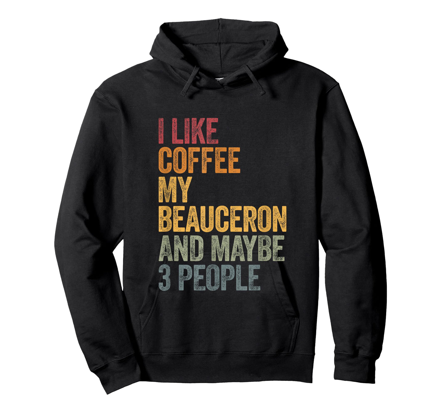 Coffee and my beauceron 3 people dog dogs saying gift T-Shirt