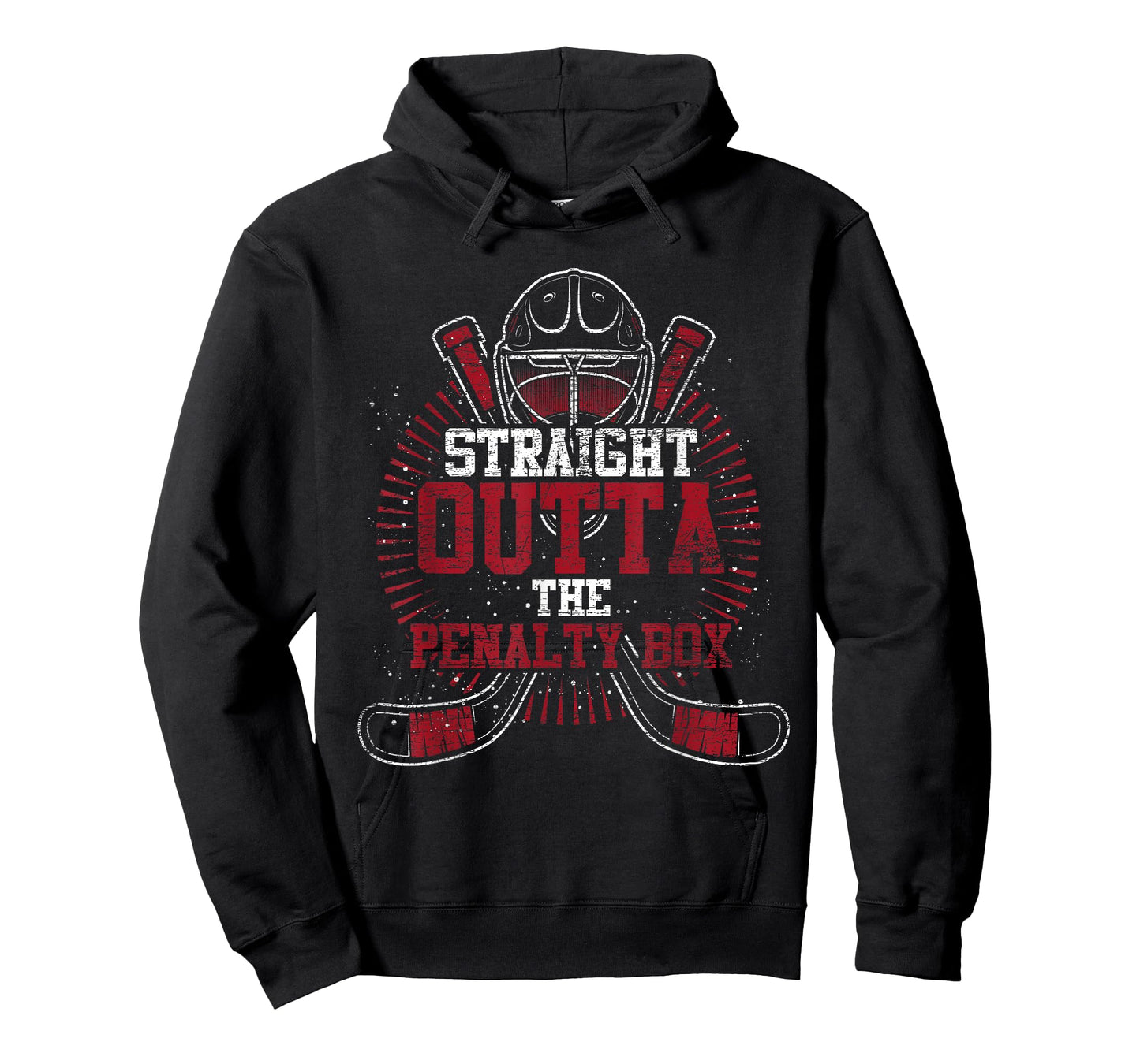 Straight Outta The Penalty Box Hockey Player Gift Hockey T-Shirt