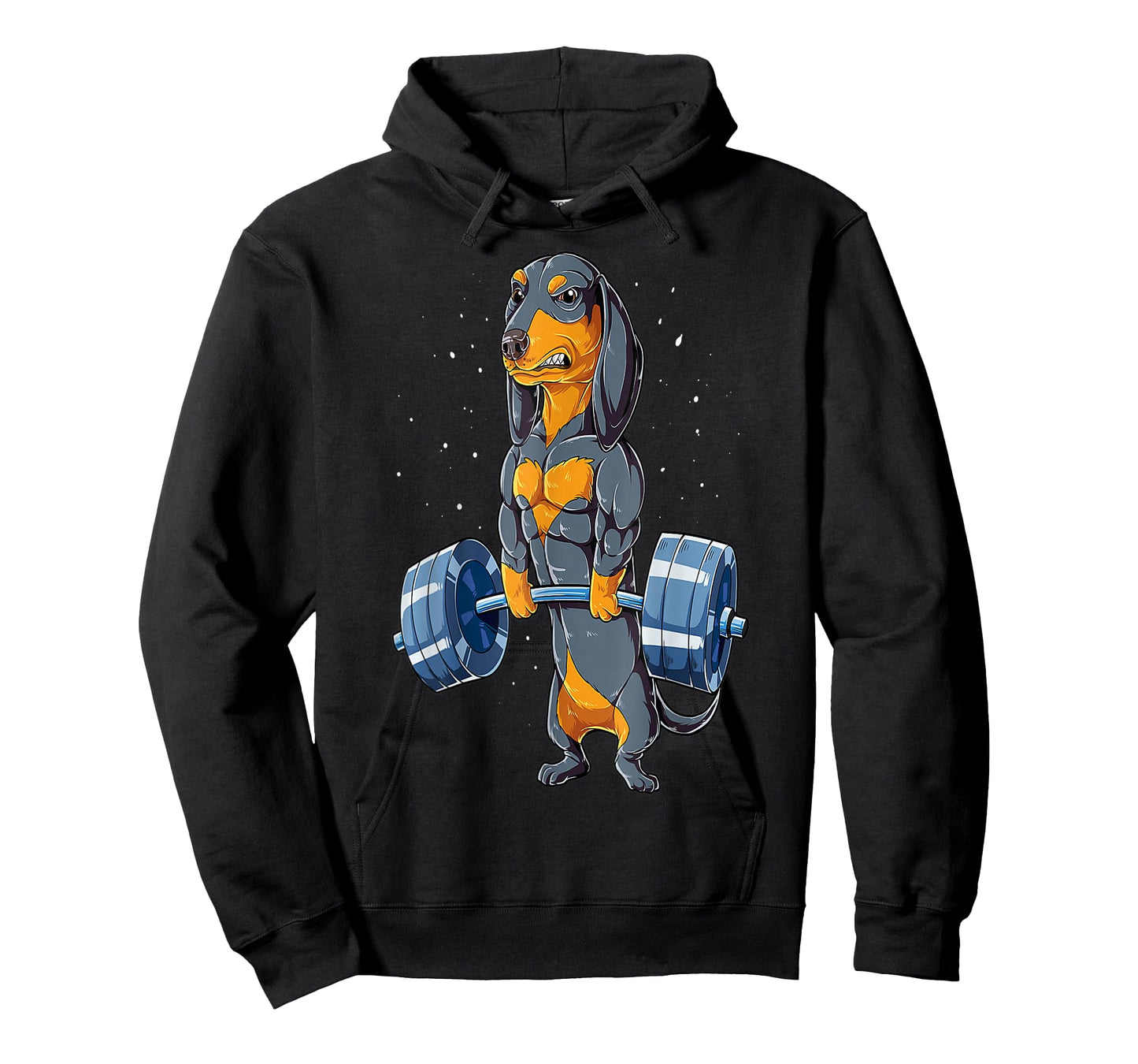 Dachshund Weightlifting Funny Bodybuilder Weight Lifter T-Shirt