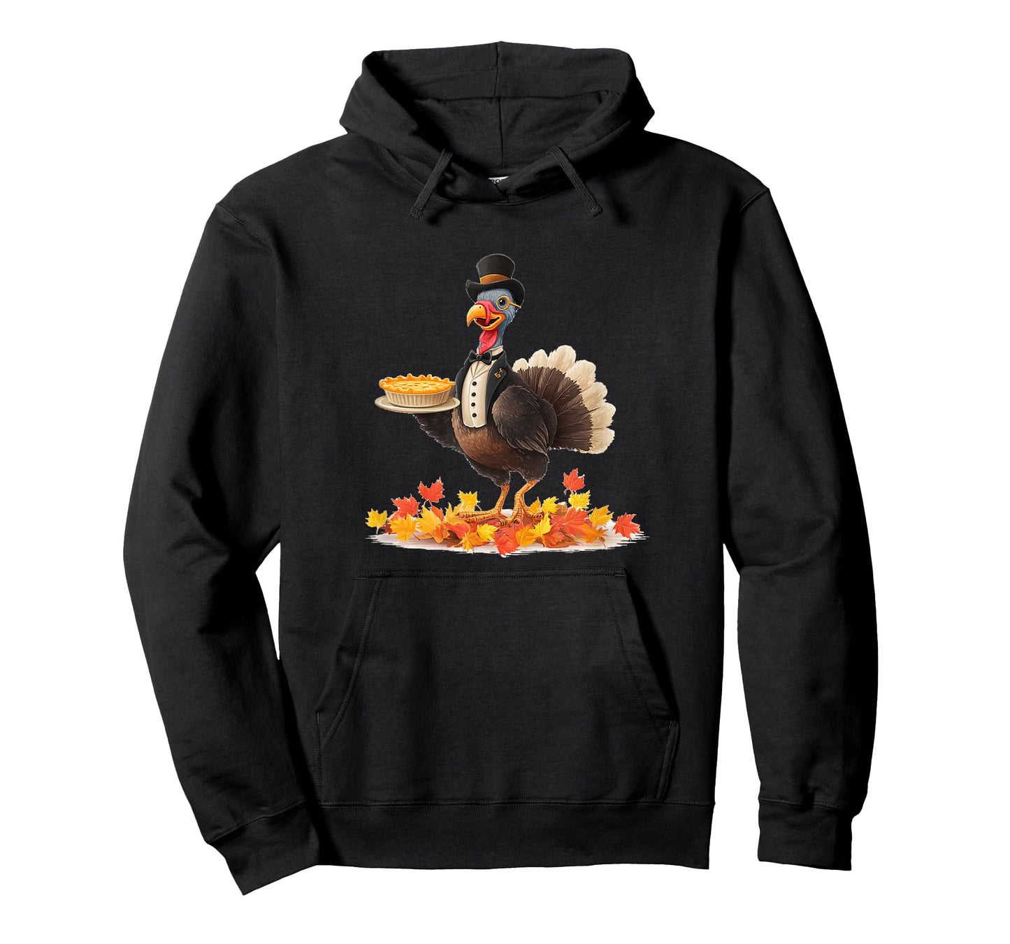 Autumn Leaves and Well Dressed Turkey with Fall Pie T-Shirt