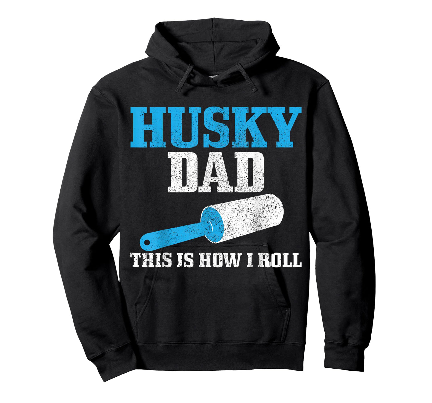 Husky Dad Dog Hair Funny Siberian Husky T-Shirt