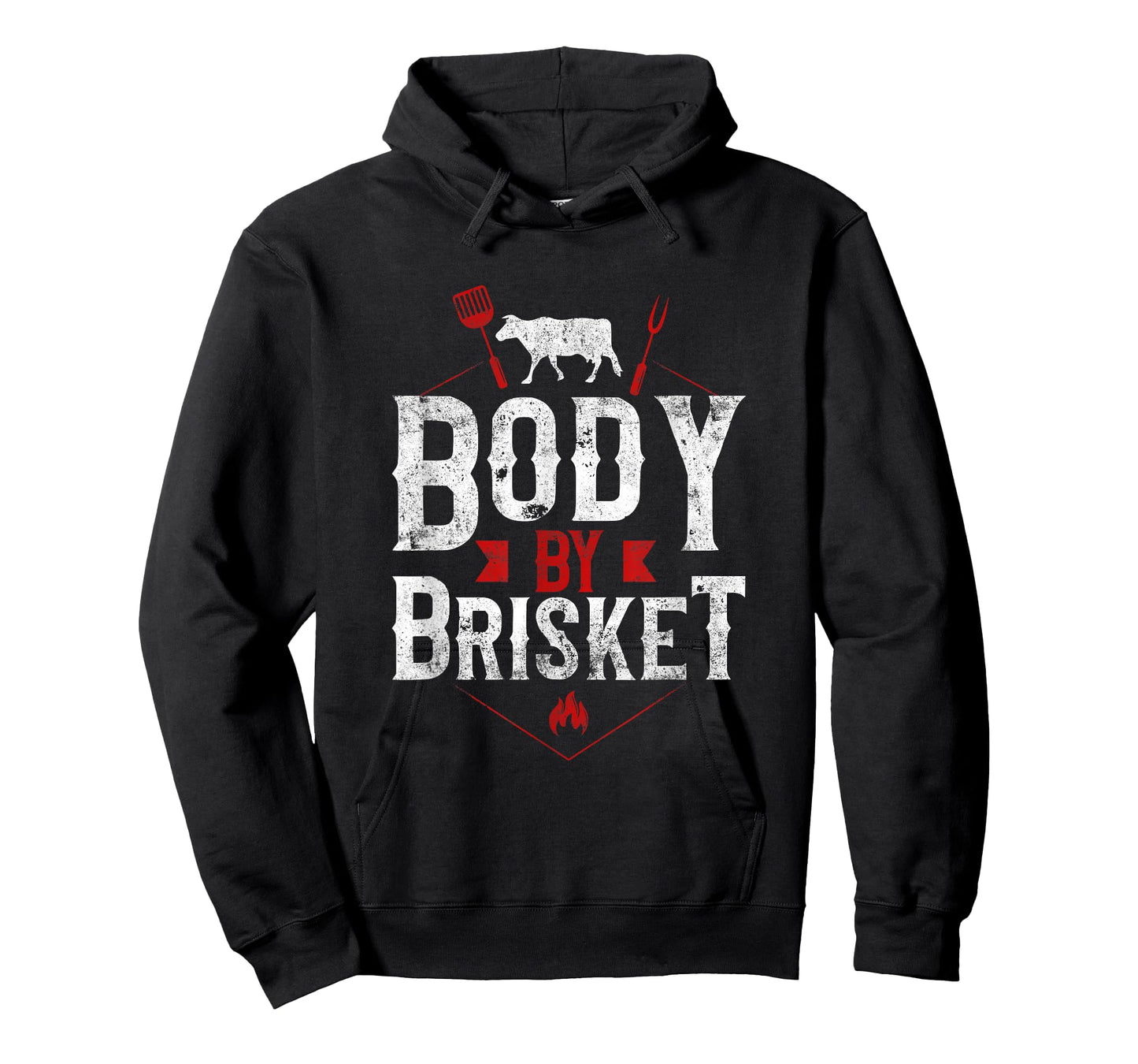 BBQ Smoker Body By Brisket T-Shirt