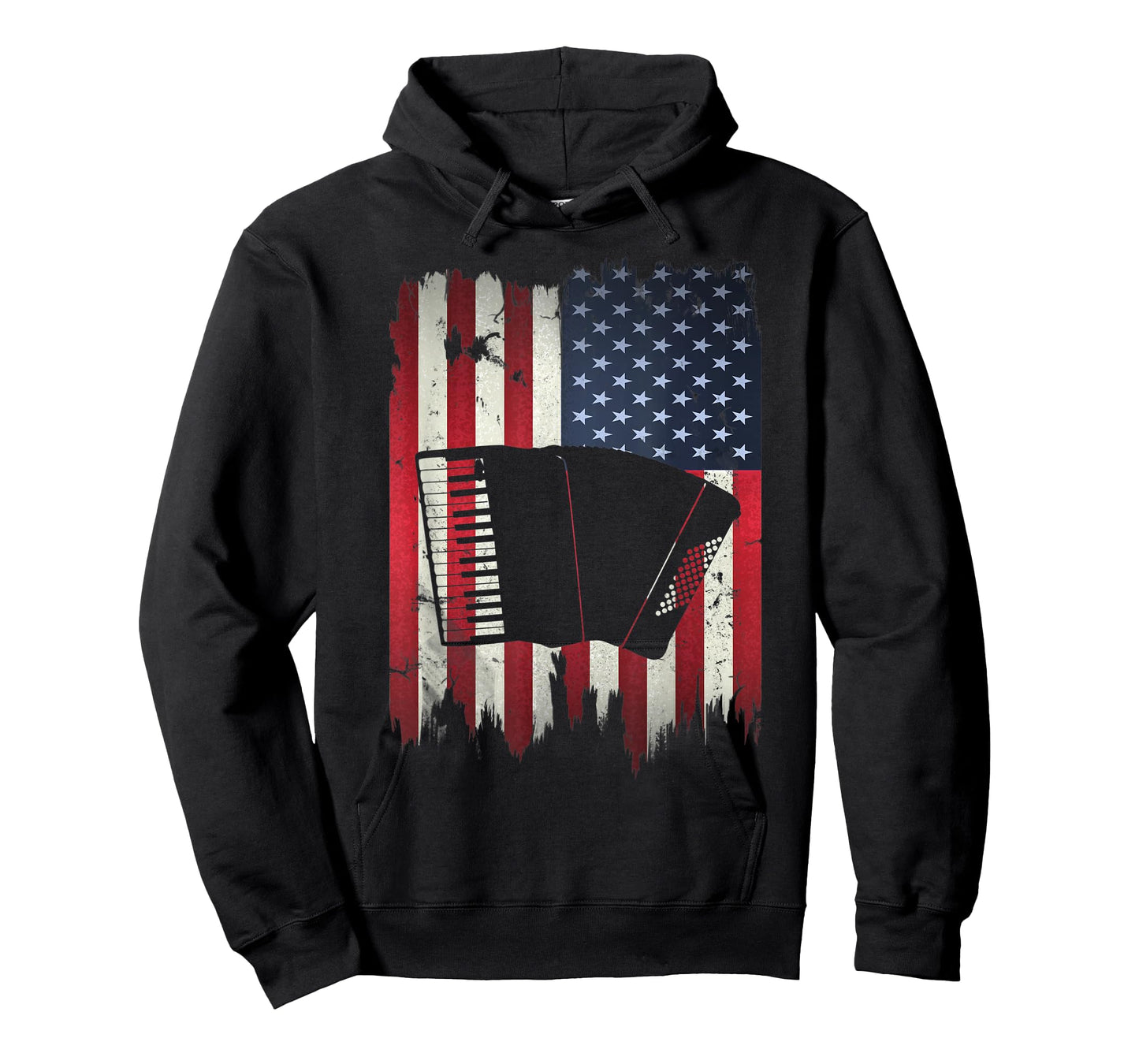 Accordion American Flag 4th of July Accordionist Patriotic T-Shirt for Women Kids Men