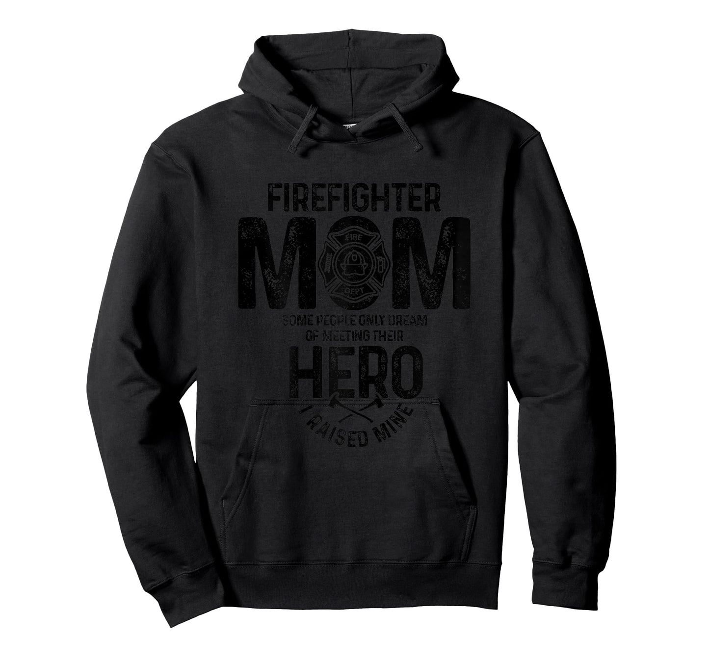 Firefighter Mom Proud Fireman Mother's Day Fire Department T-Shirt