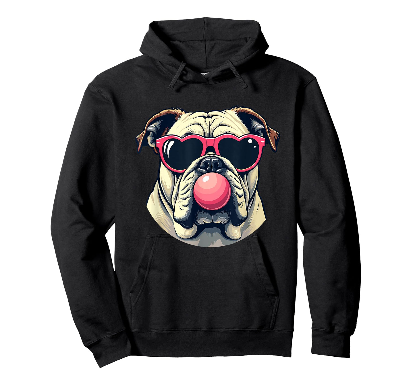 Bulldogs Preppy Mascot Bulldogs Blowing Bubble Girly Mama T-Shirt
