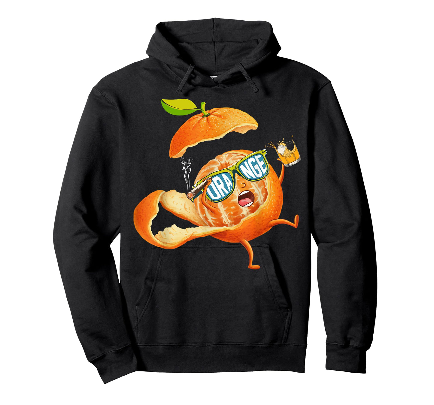 Orange Cute Fruit Relaxing Lazy Funny T-Shirt