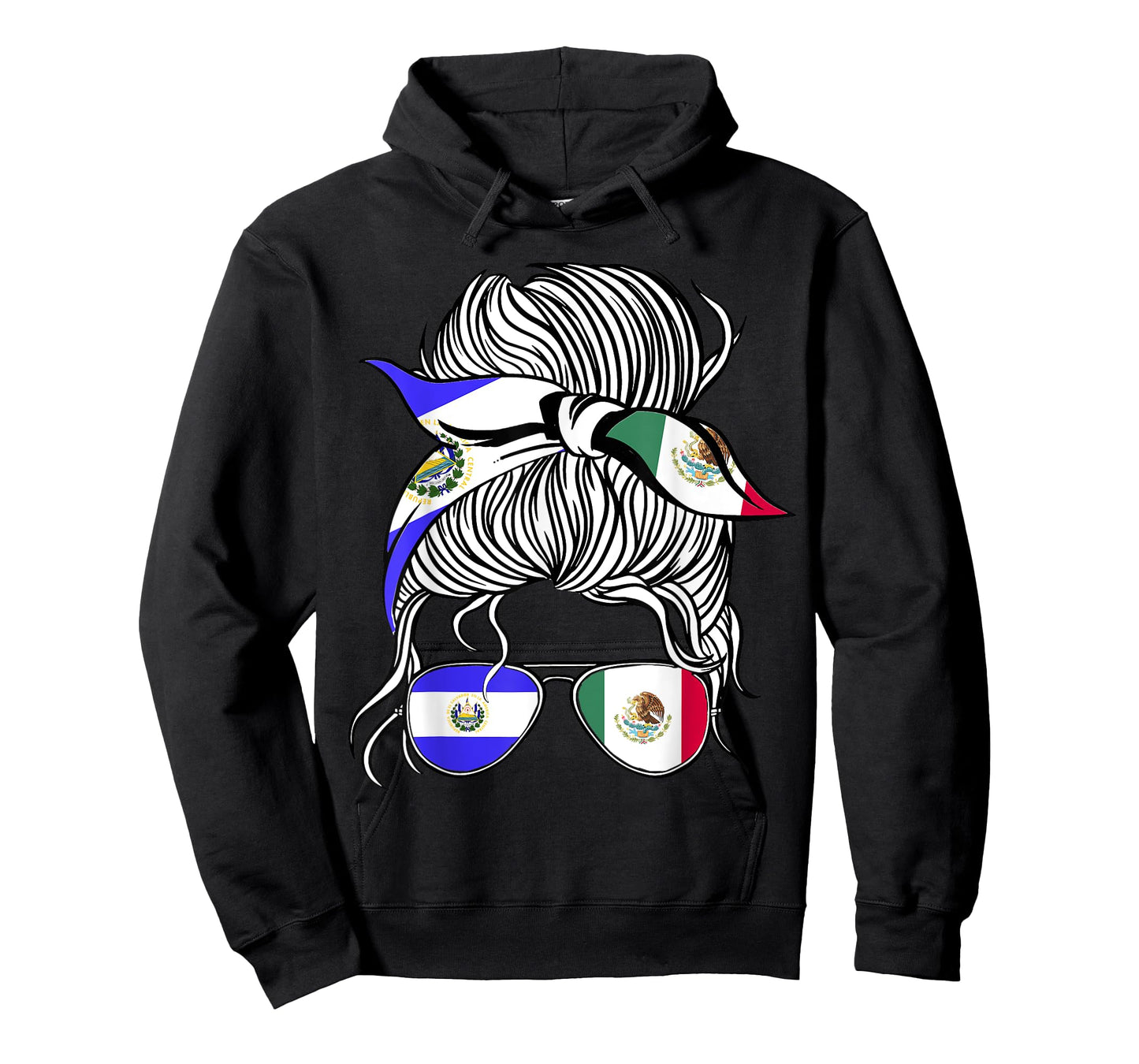El Salvador Flag Mexico Grown Women Girl Country T-Shirt