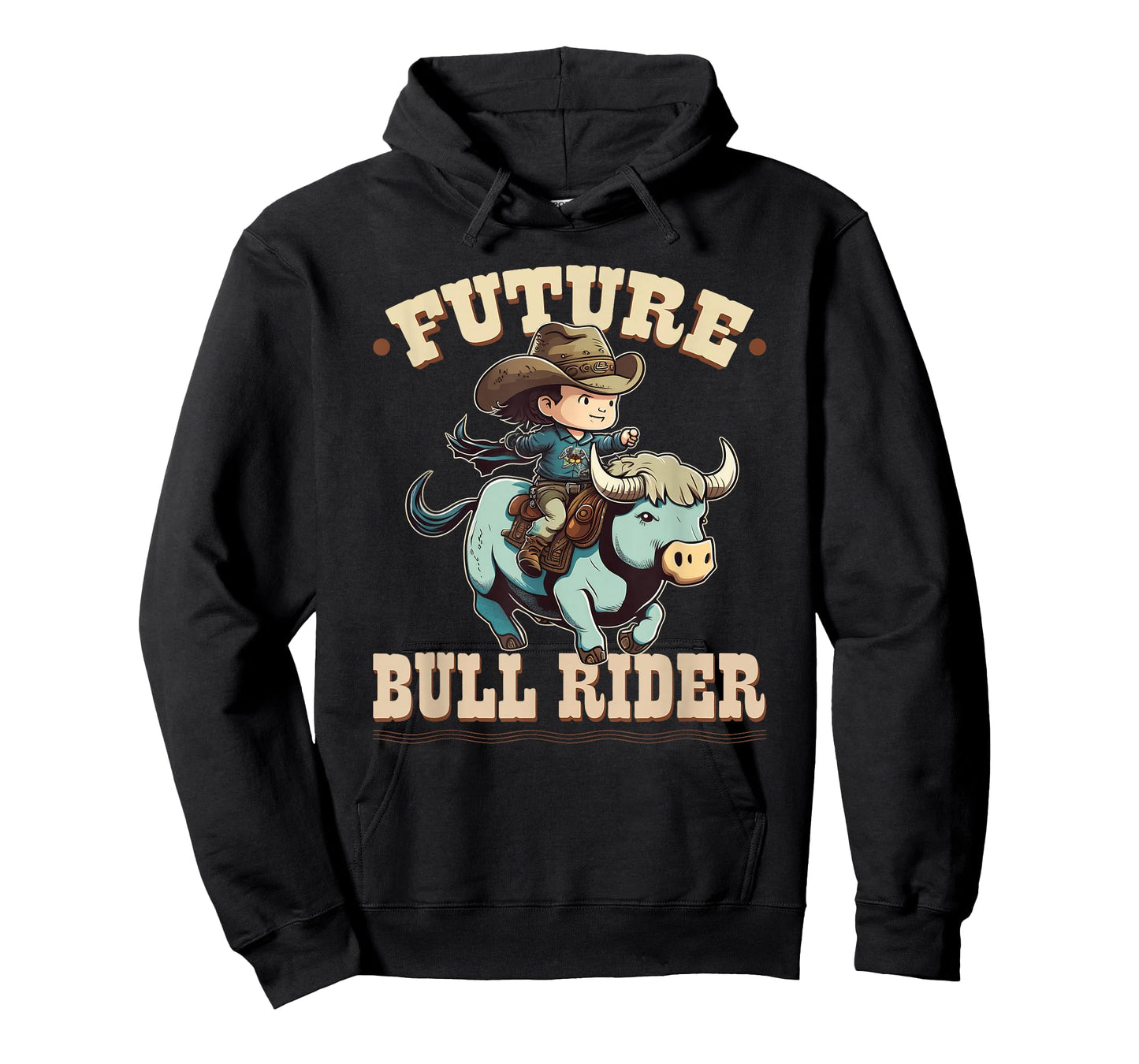 Future Bull Rider, Bull Riding Cowboy Rodeo Boy Kids T-Shirt