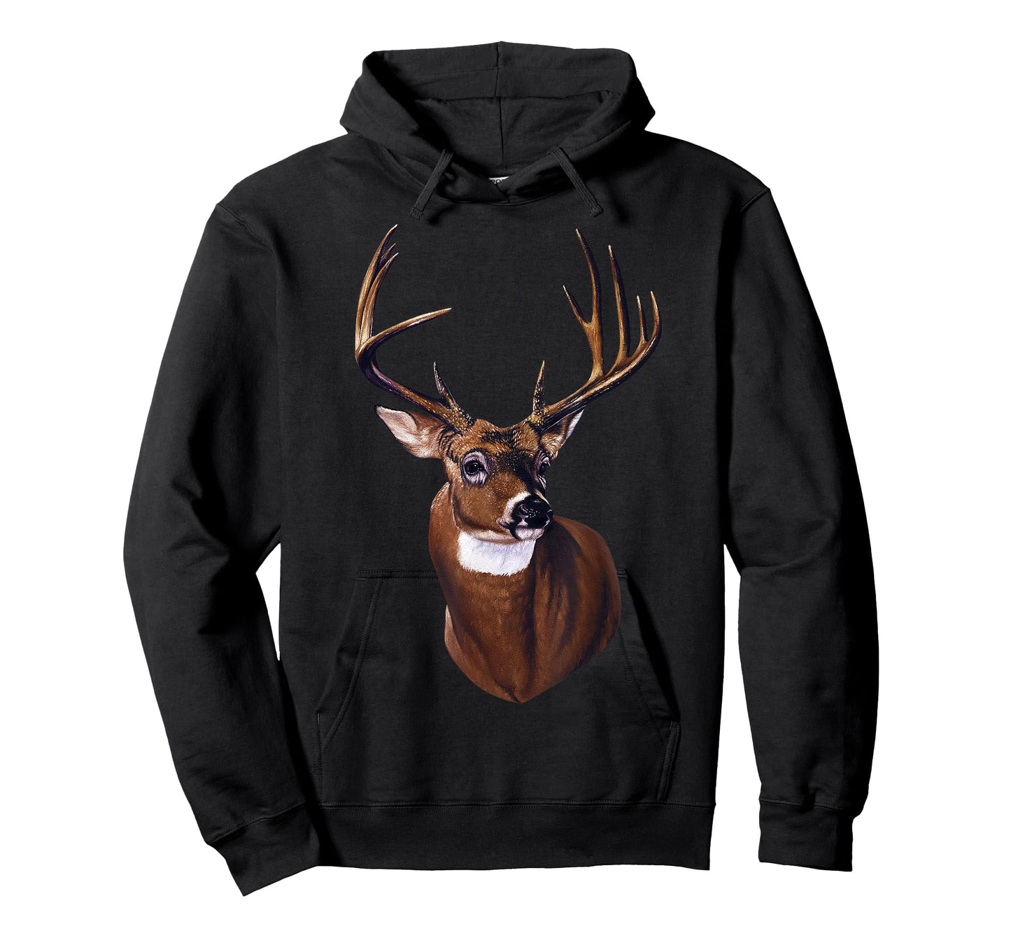 Whitetail Deer Portrait Antlers Wildlife Animal Graphic T-Shirt