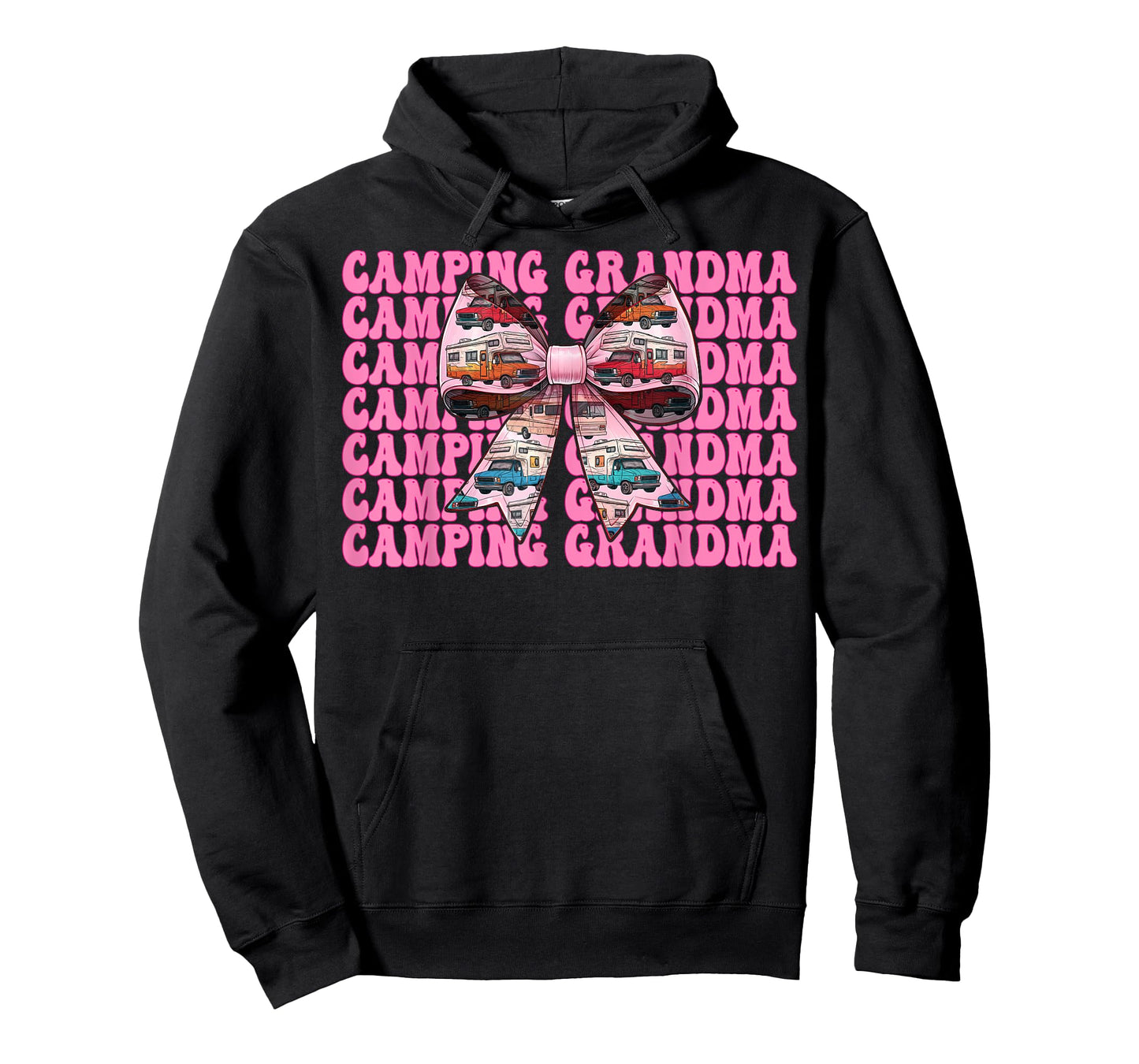 Camping Grandma RV Camping Camper Motorhome Nana Coquette T-Shirt