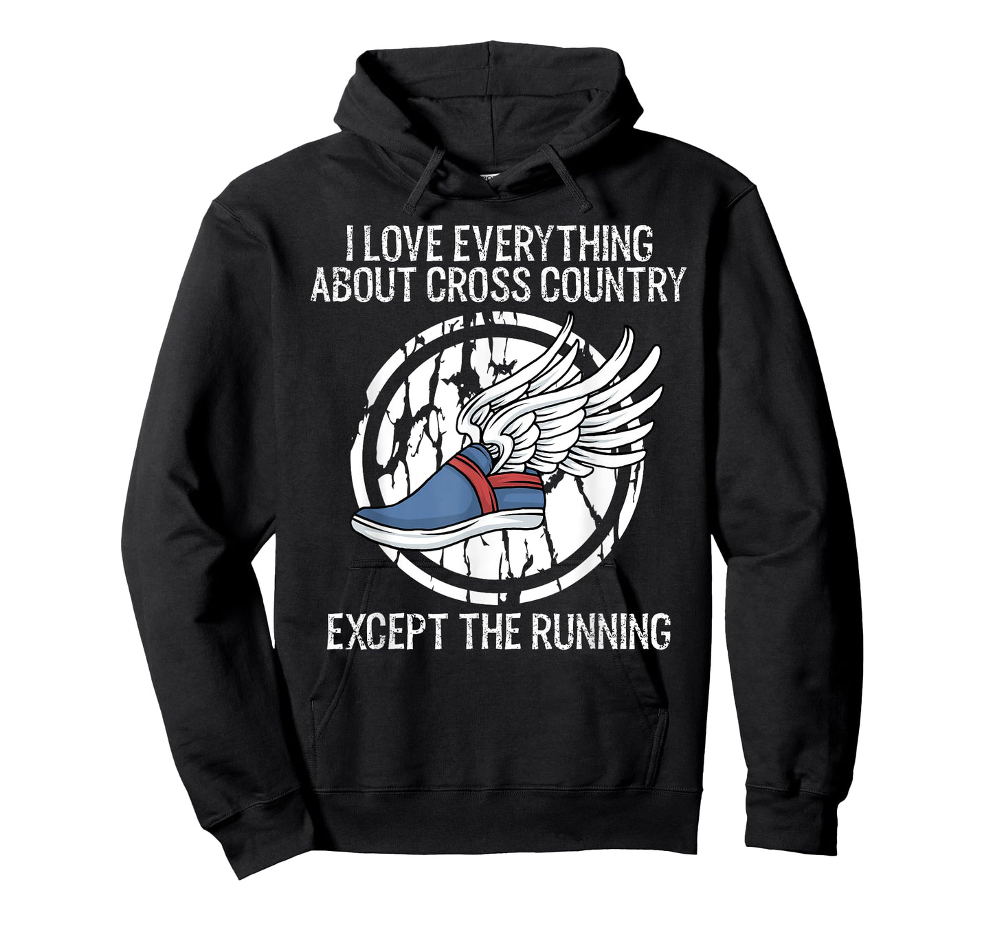 Funny Cross Country Love Everything Except Running T-Shirt