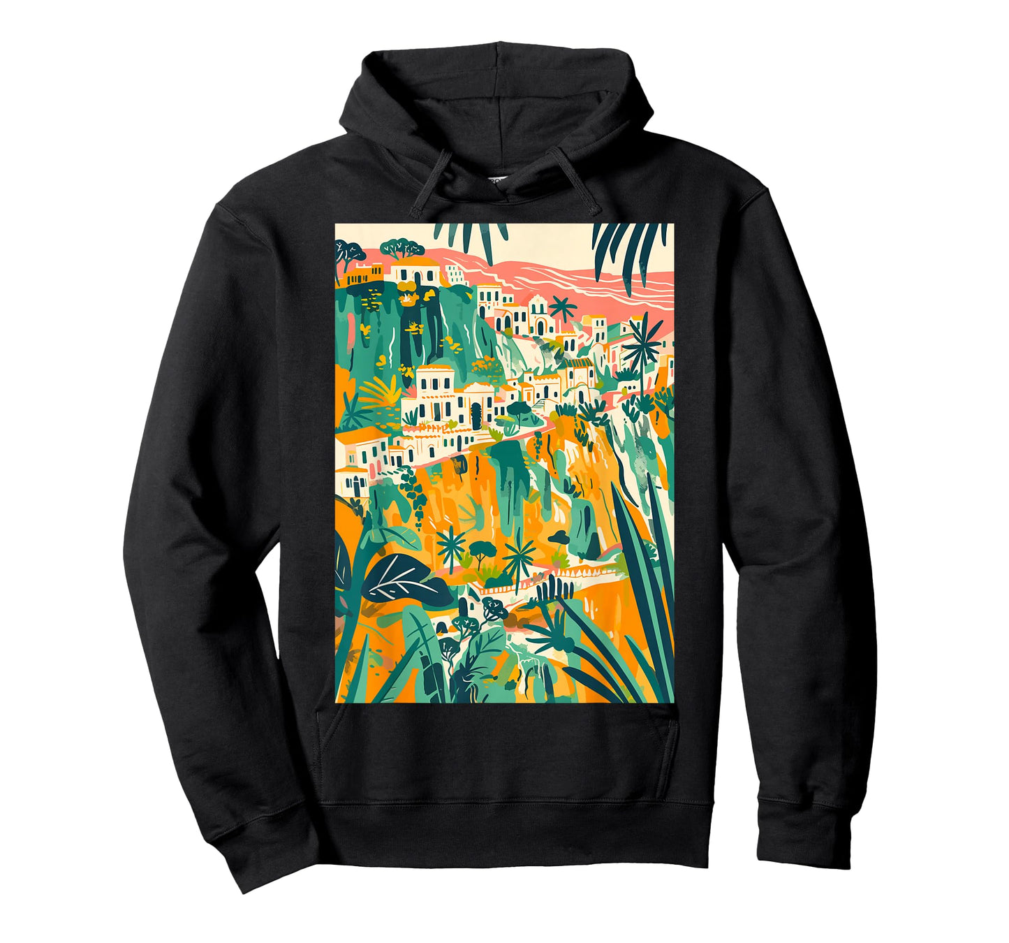 Italy Theme Matera Illustration T-Shirt