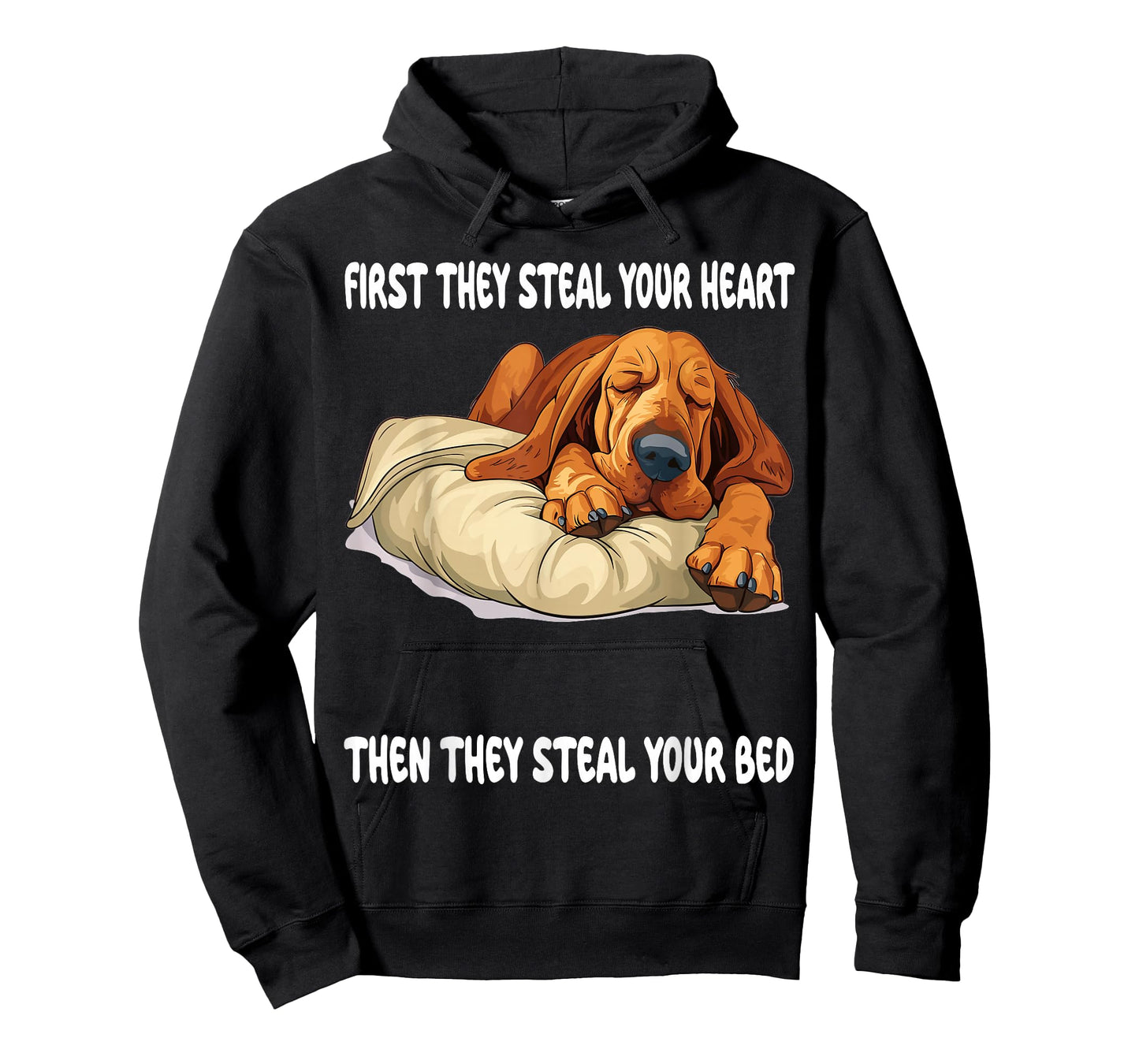 Bloodhound Sleeping Pajamas Nightgown T-Shirt