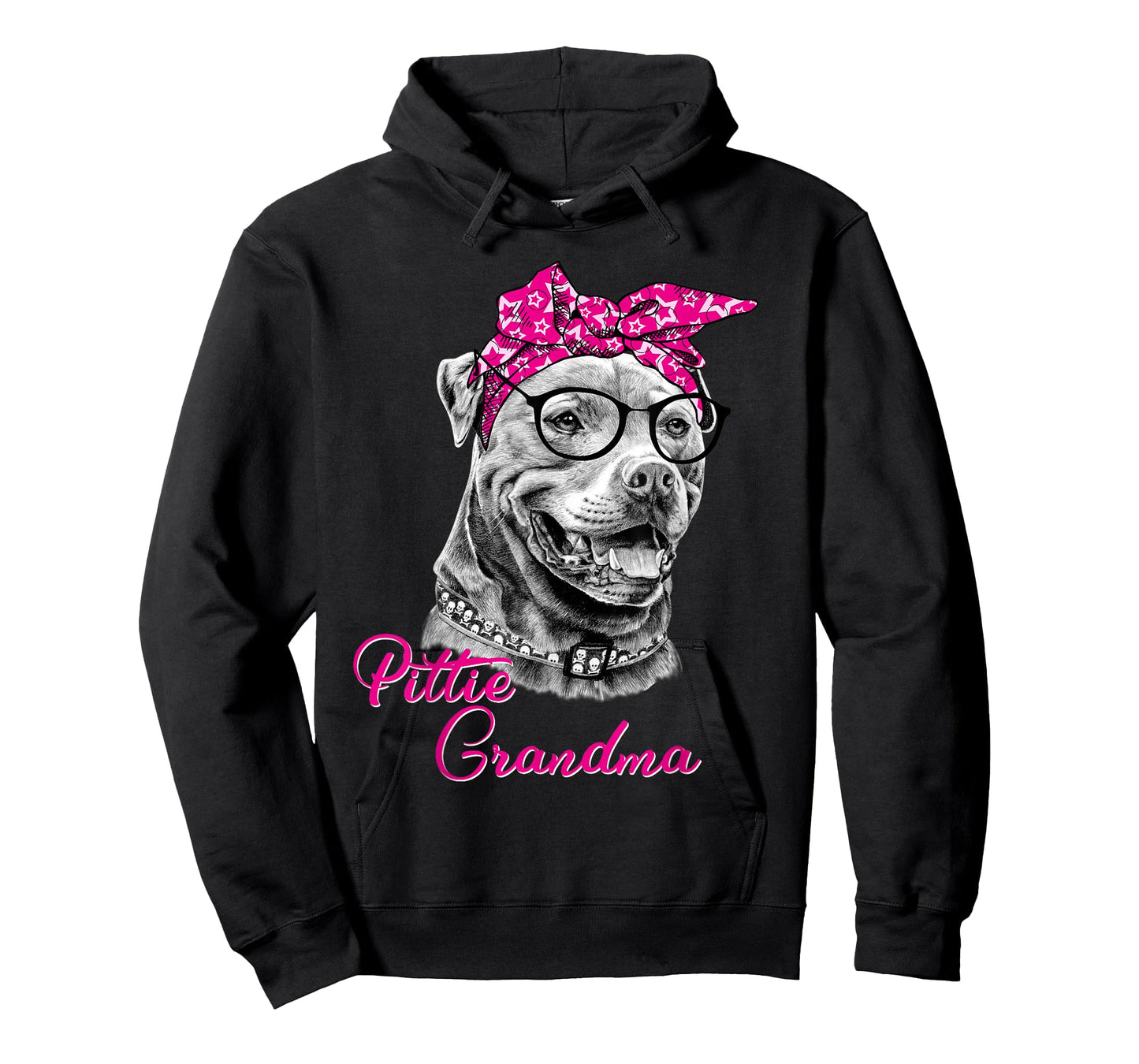 Pittie Grandma T-Shirt Cute Funny American Pitbull Dog Mom T-Shirt