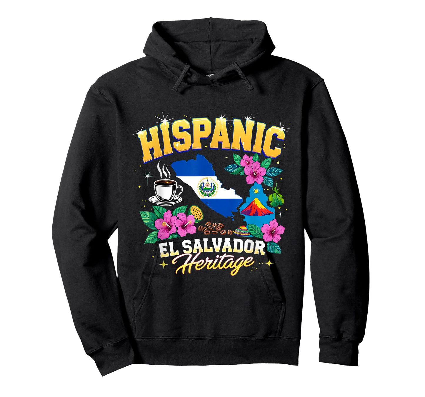 El Salvador Heritage Pride Hispanic Roots T-Shirt