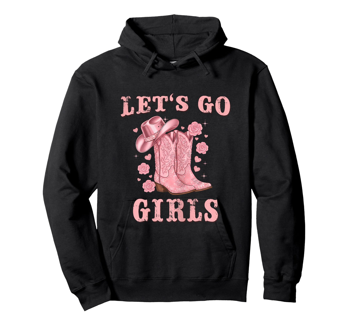 Country Girls Rodeo Woman Pink Cowgirl Lets Go Girls T-Shirt