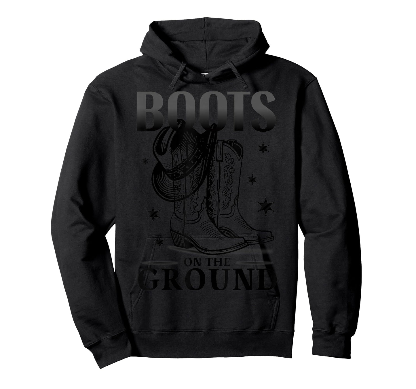 Boots On The Ground Cowboy Country Western T-Shirt