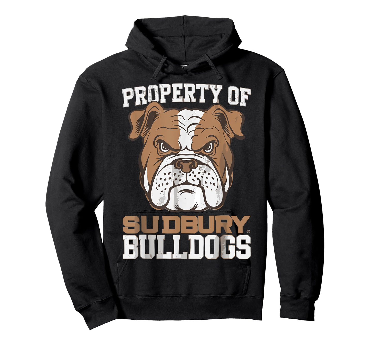 property of sudbury bulldogs pet dog Vintage funny T-Shirt
