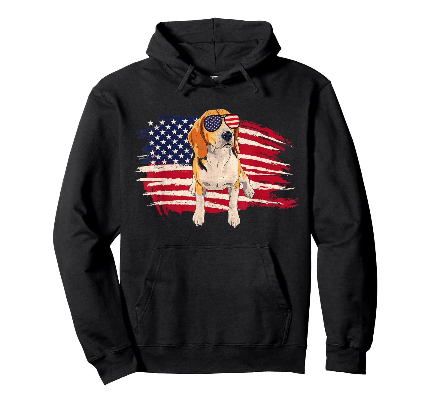 American Flag Beagle - Puppy Dog Lover Animal Breeder T-Shirt