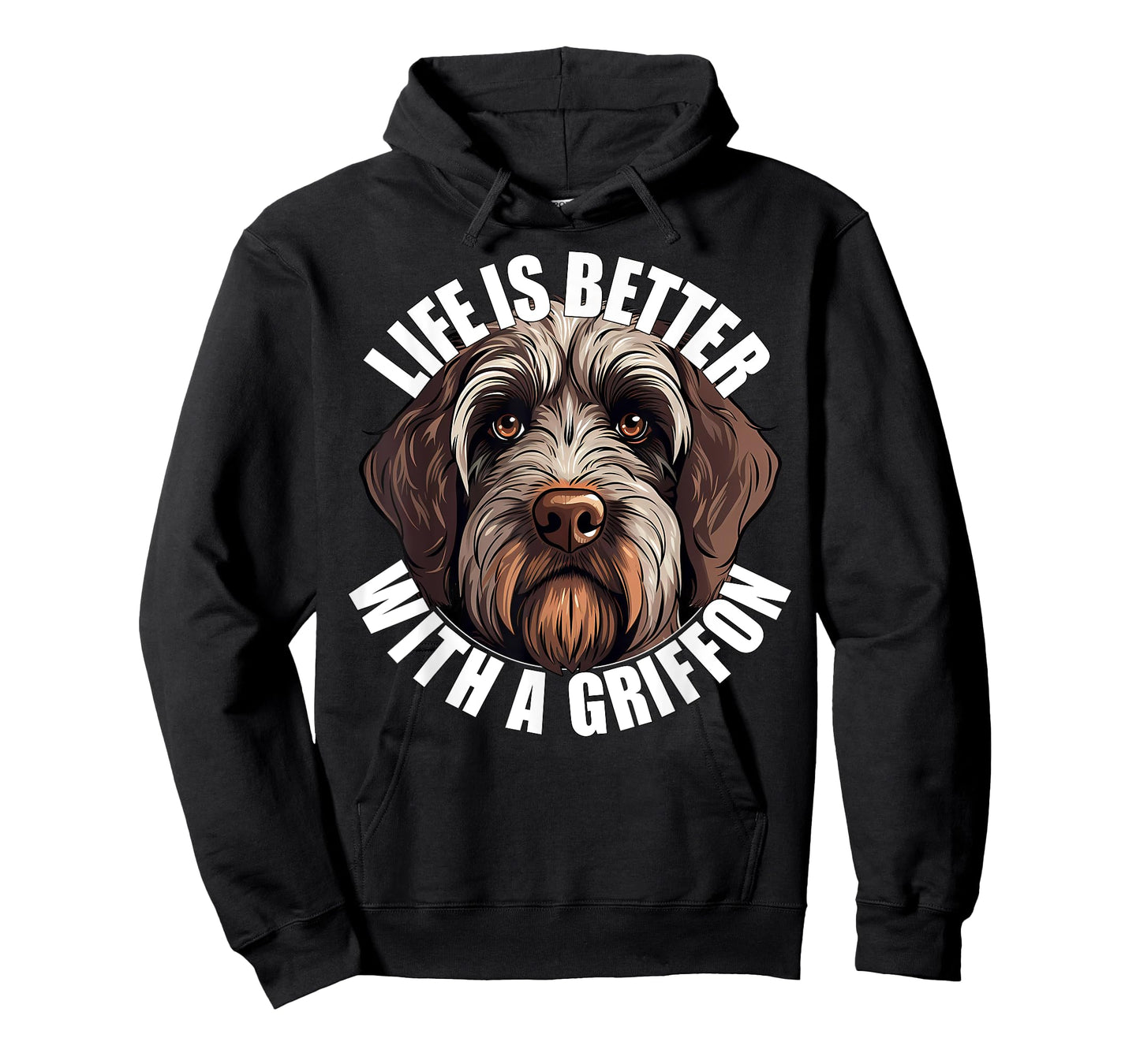 Life Is Better With a Wirehaired Pointing Griffon Griff Dog T-Shirt for Men Women Kids