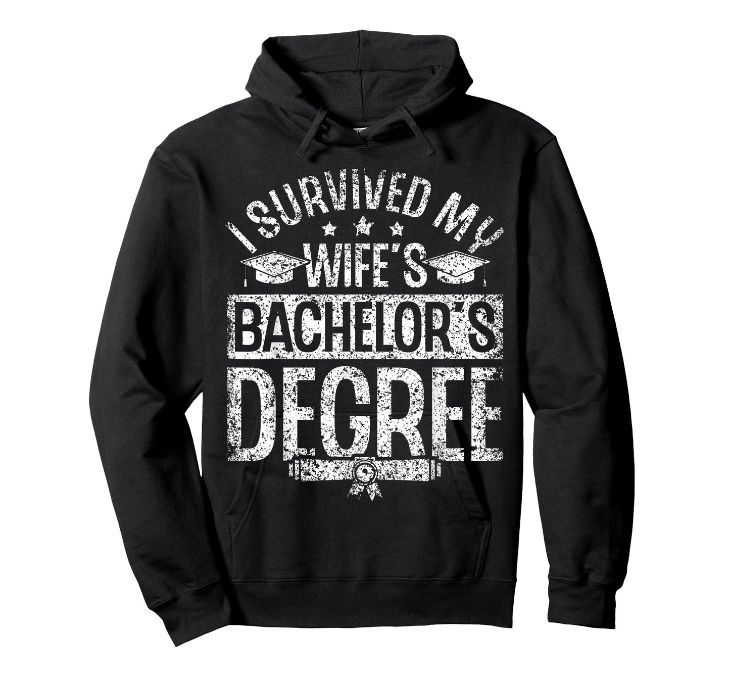 Habe Den Bachelor Grad Meiner Frau Überlebt Graduate T-Shirt