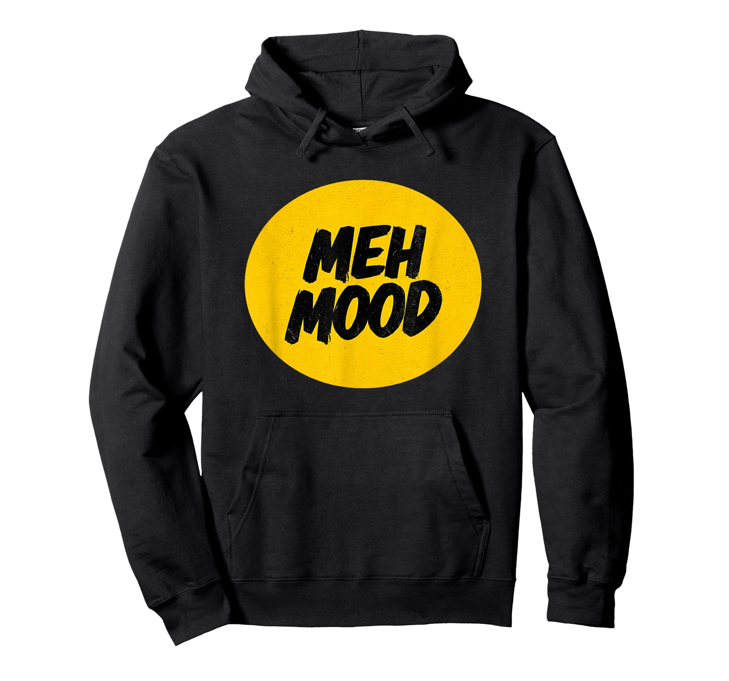 Bright Yellow Meh Mood Speech T-Shirt