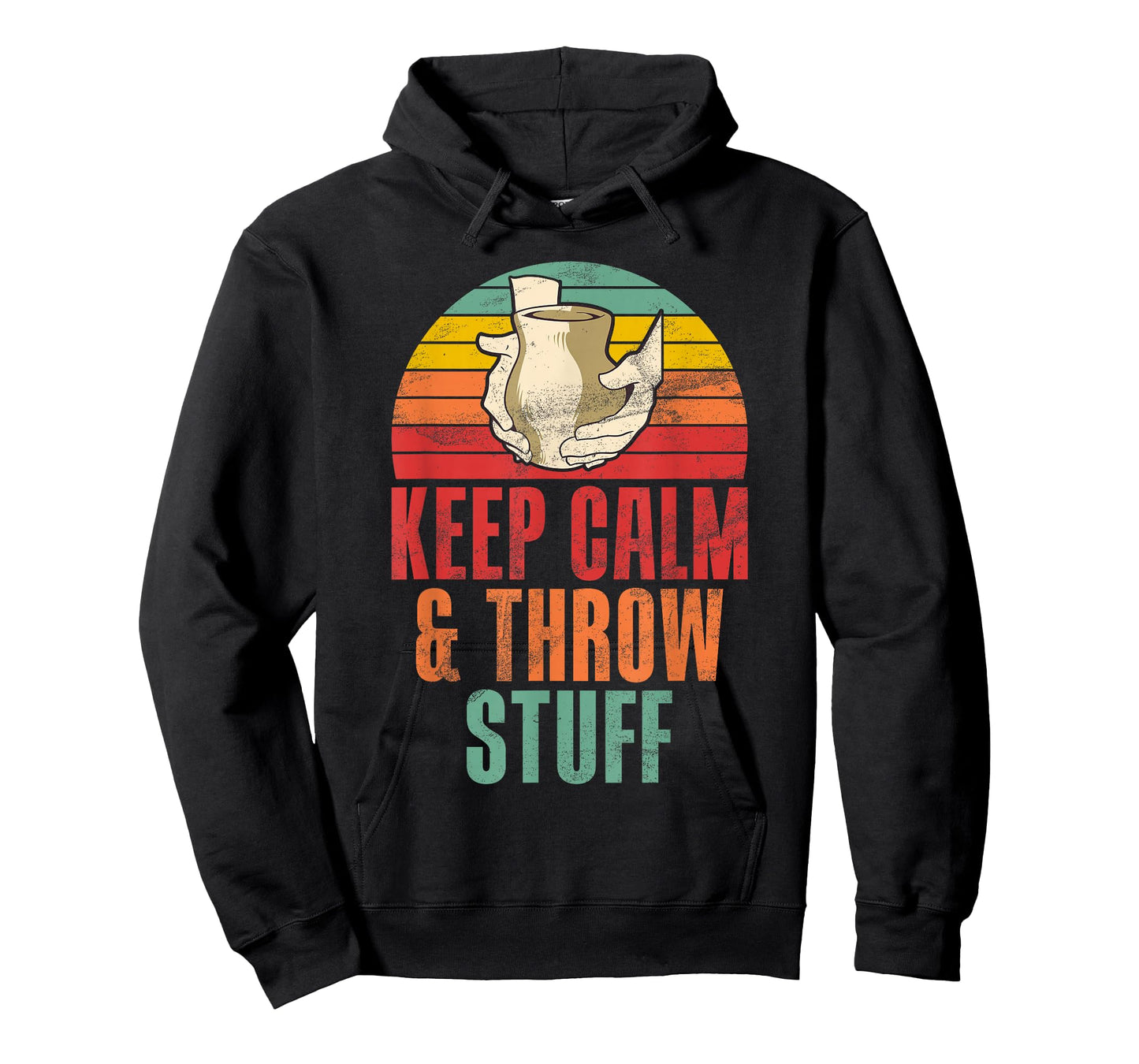 Keep Calm and Throw Stuff funny Pottery T-Shirt