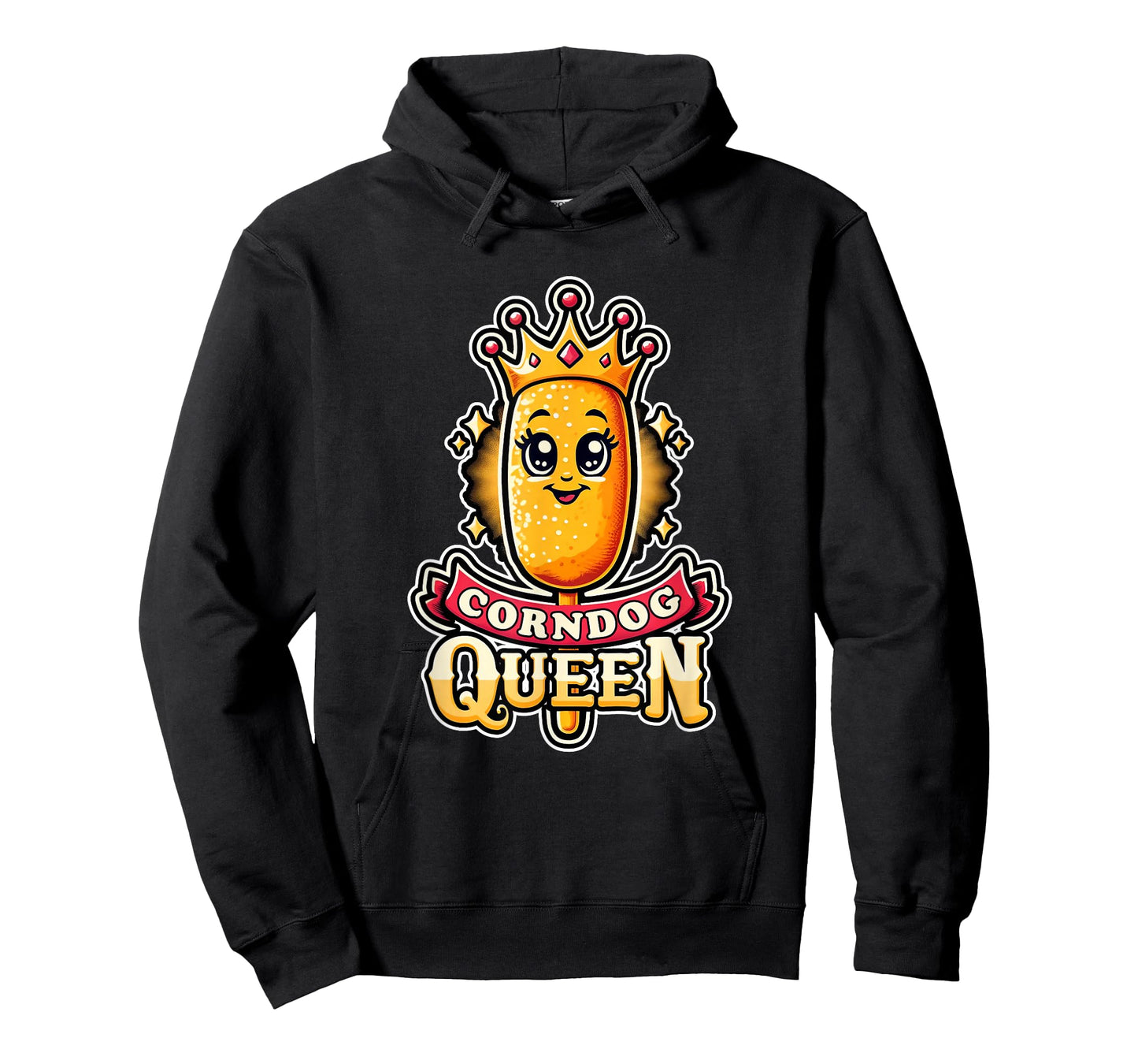 Corndog Queen Cute Snack Princess Food Girl Women T-Shirt