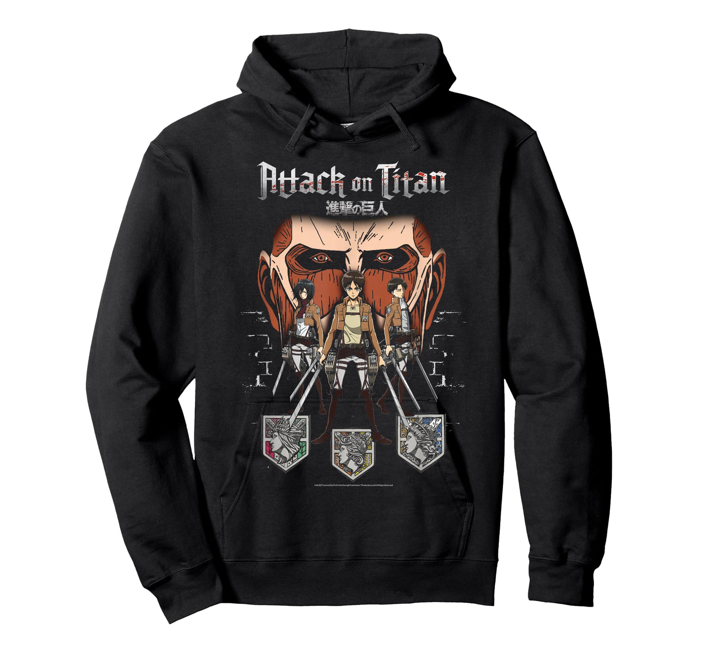 Attack on Titan Titan in Shadows Anime T-Shirt