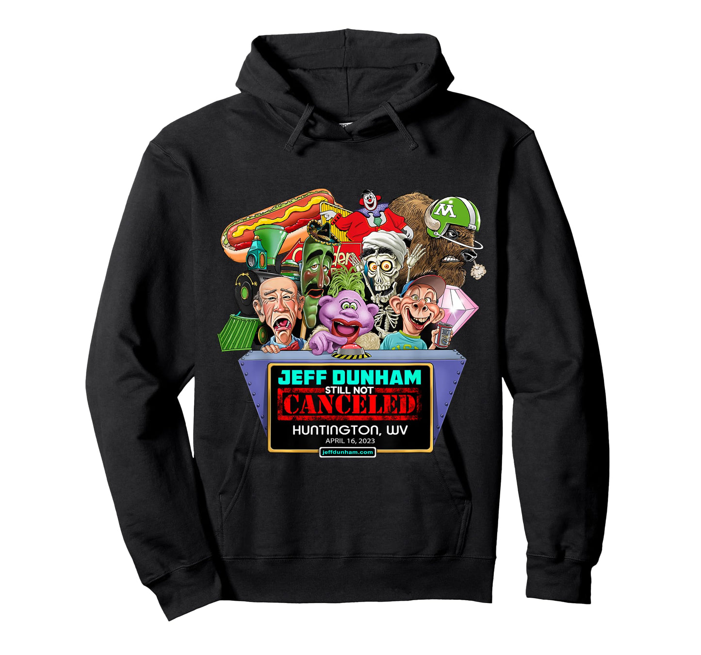 Jeff Dunham Huntington, WV (2023) T-Shirt