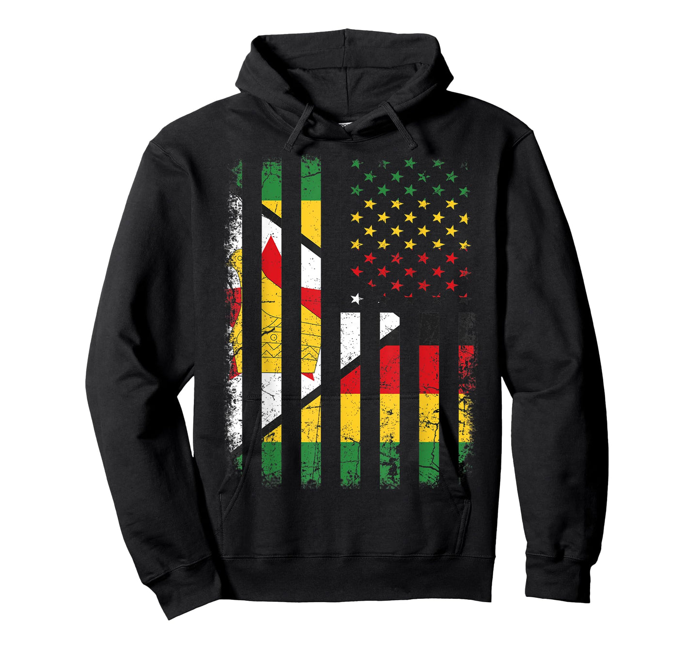 Zimbabwean American Flag Zimbabwean Roots Zimbabwe America Women Kids Men T-Shirt