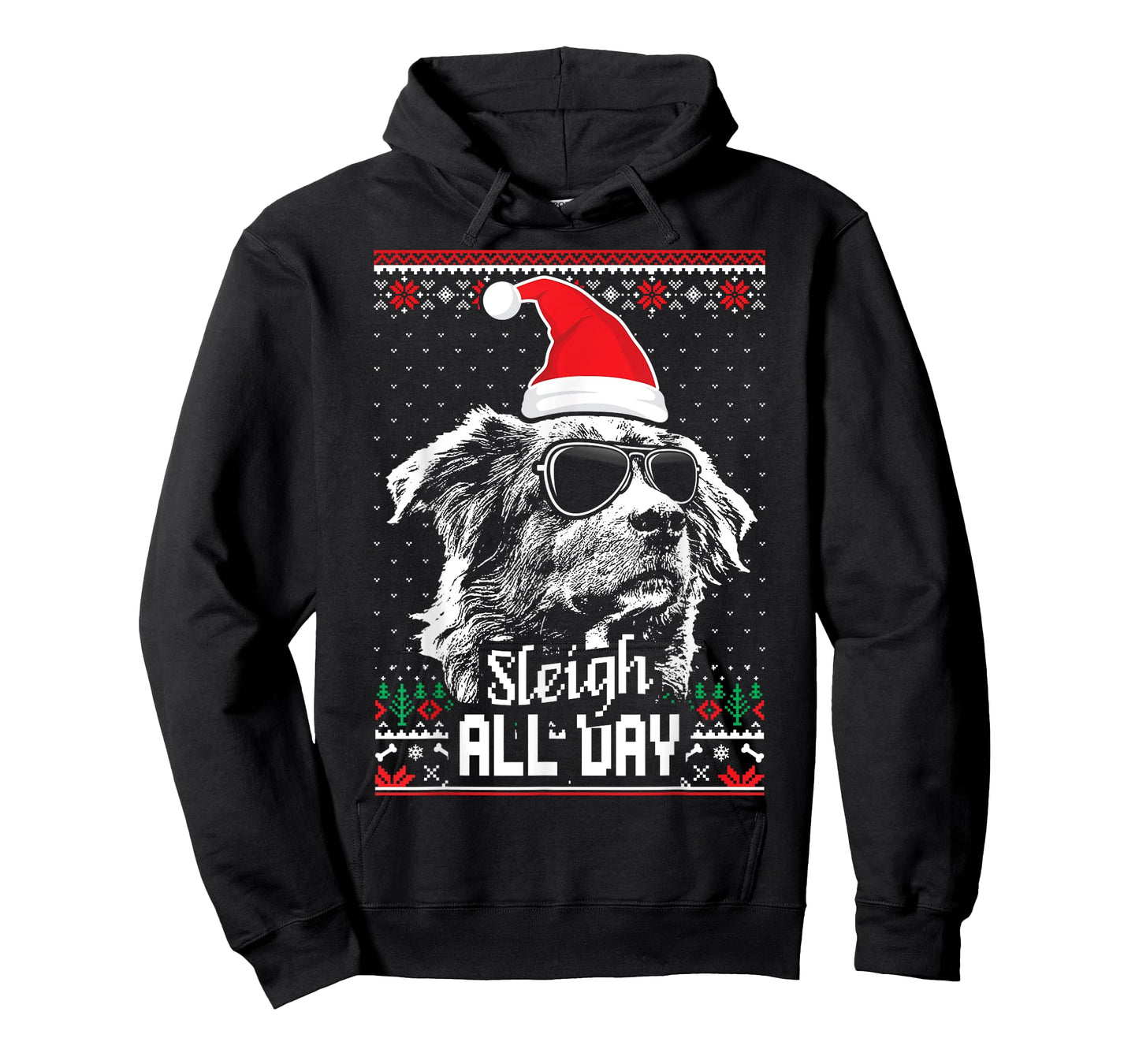 Sleigh all Day Funny Aussie Christmas T-Shirt