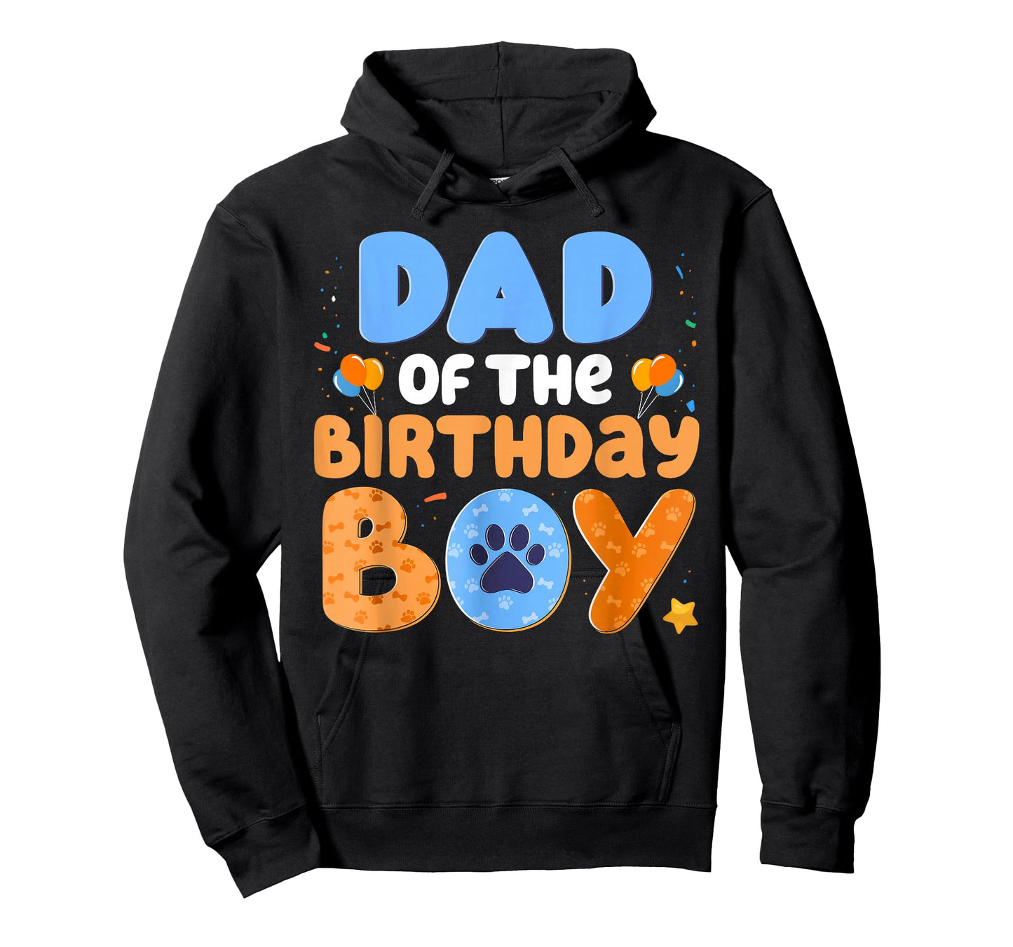 Dad of The Birthday Boy Dog Lover Family Matching T-Shirt