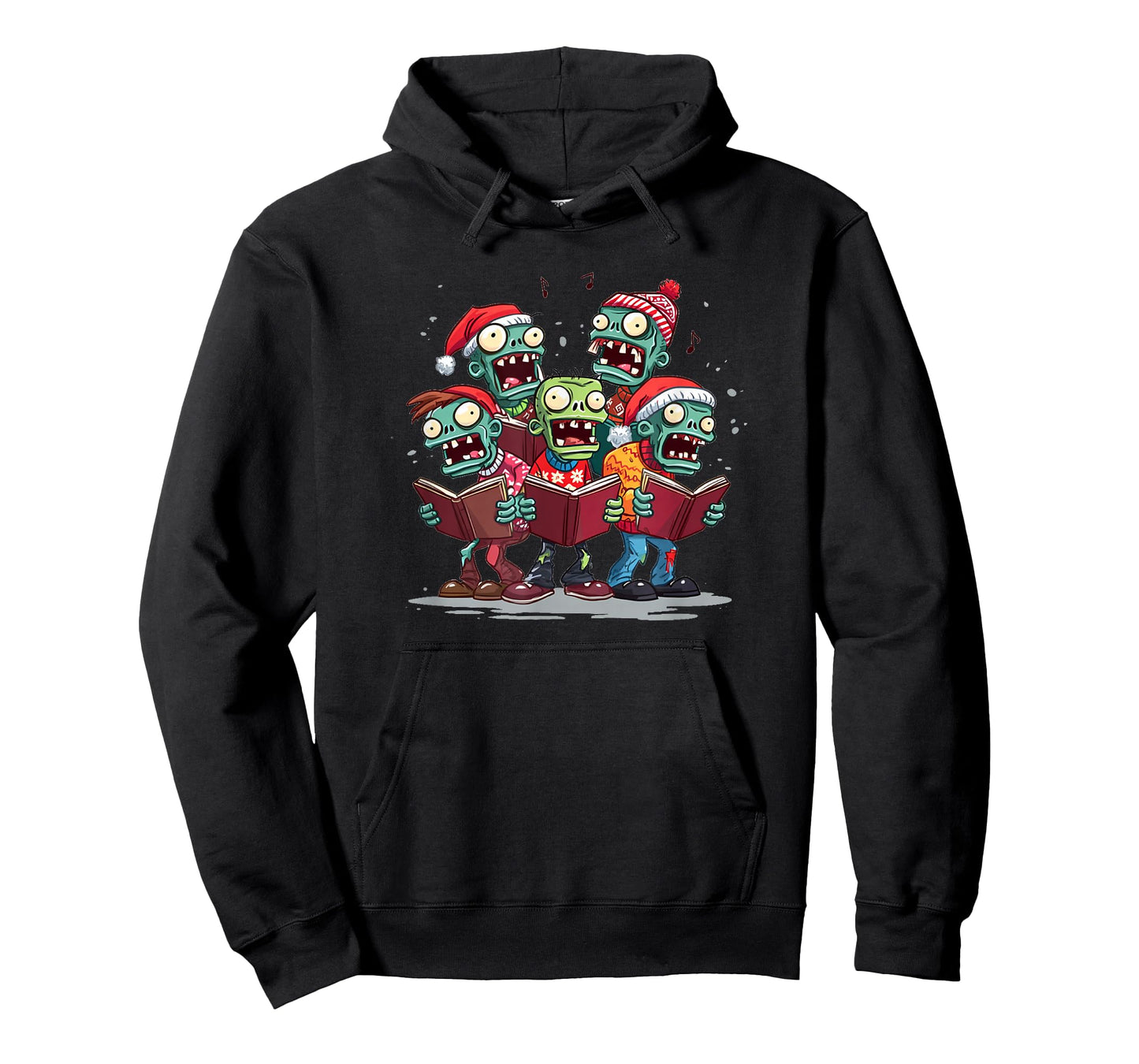 Happy Caroling Zombie Look T-Shirt